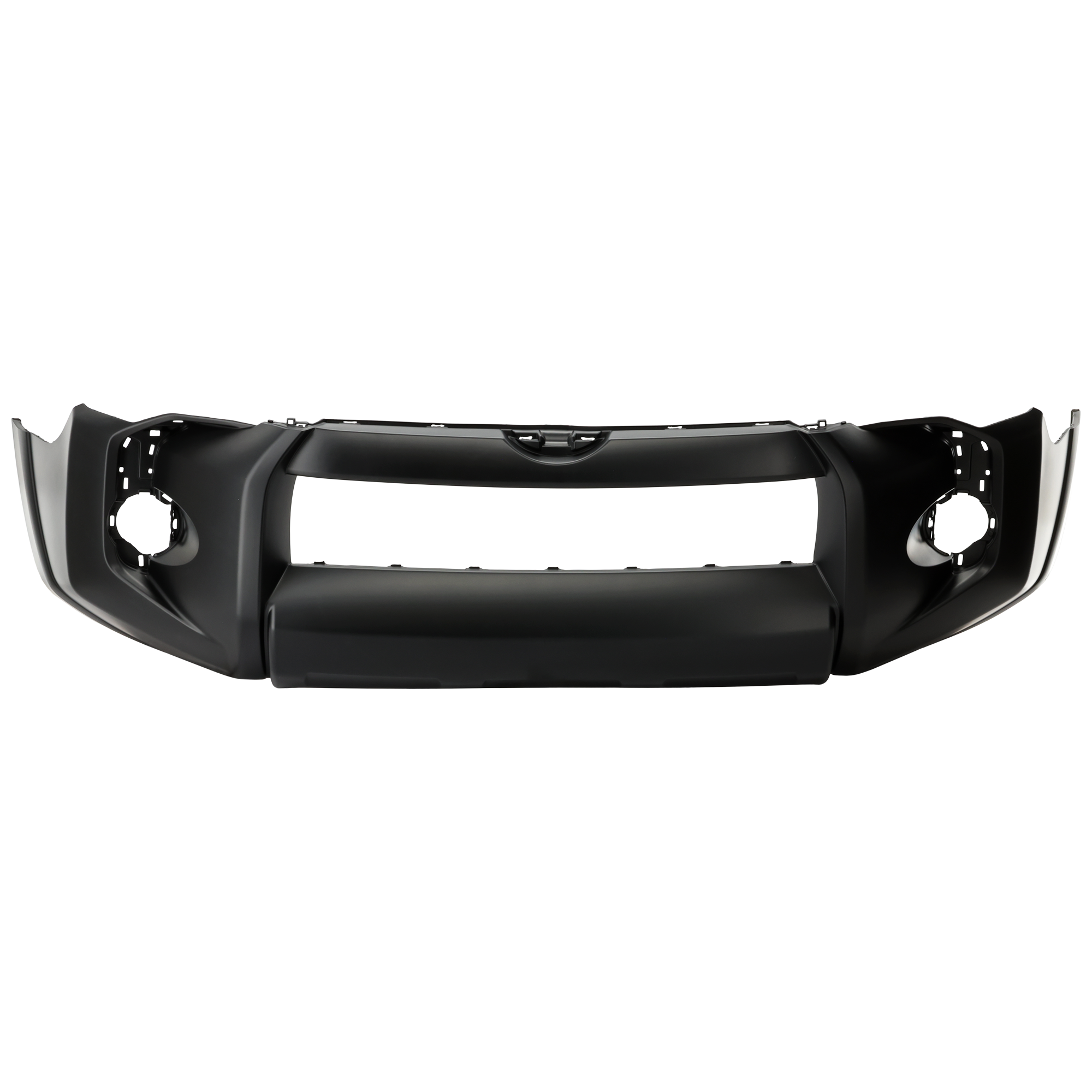 AM 4RUNNER 14-24 FRONT BUMPER COVER Primed SR5 SR5 Premium Models w Front Emblem w o Holes for Chrome Trim and Valance Panel SKU REPT010389P Partslink TO1000405 OEM 5211935918-5211935912