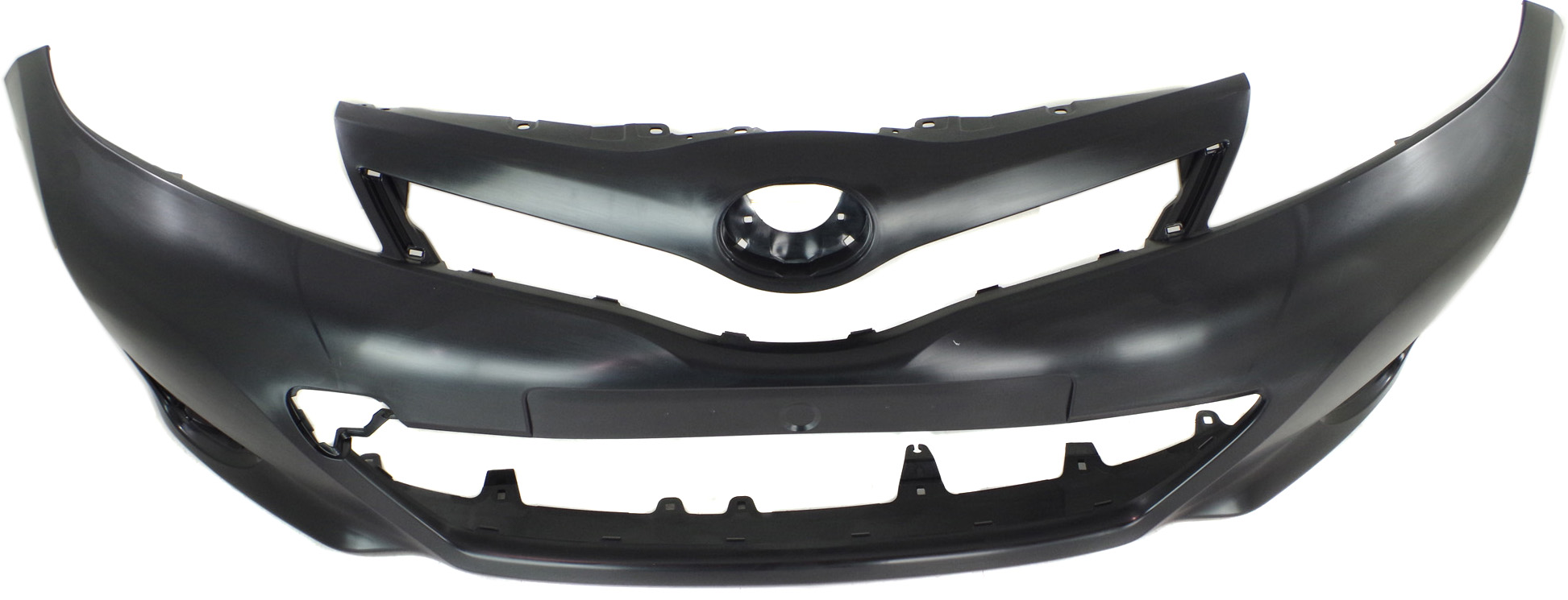 AM YARIS 14-14 FRONT BUMPER COVER Primed CE L LE Models Hatchback France Built Vehicle SKU REPT010396P Partslink TO1000411 OEM 521190U904