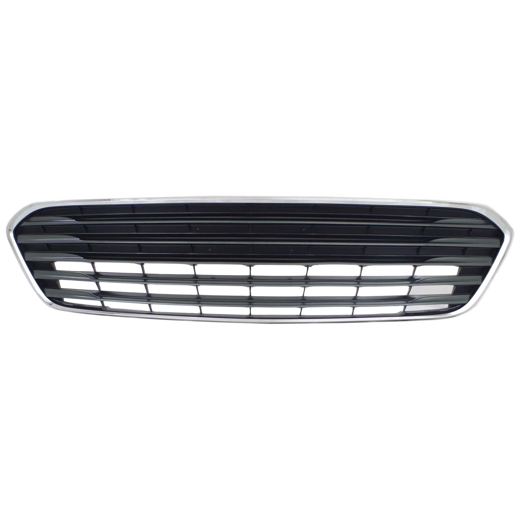 AM AVALON 13-15 FRONT BUMPER GRILLE Chrome Shell Ptd Silver Insert w o Sensor Hole CAPA SKU REPT015340Q Partslink TO1036146C OEM 5310207011