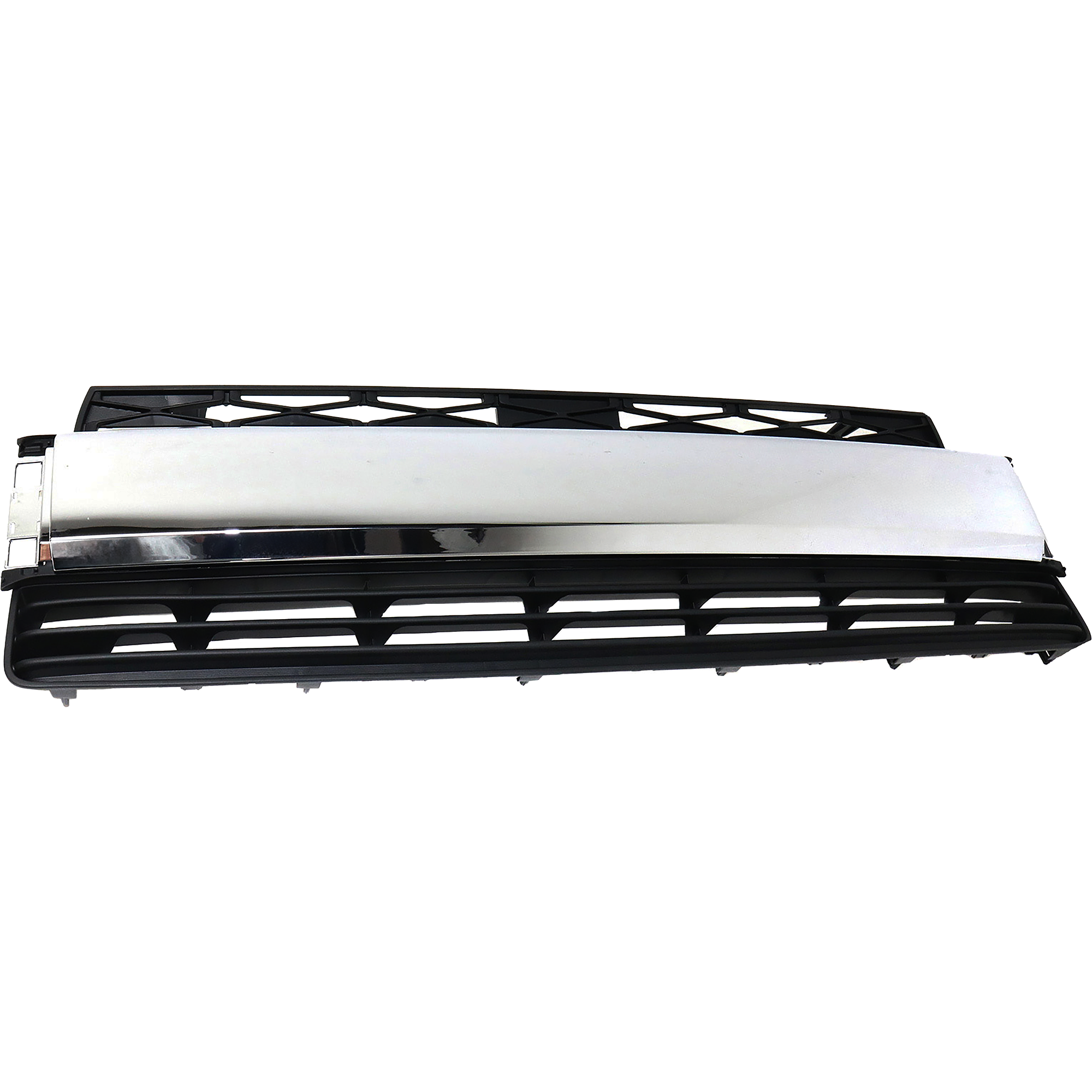 AM 4RUNNER 14-19 FRONT BUMPER GRILLE Textured Black w o Nightshade Edition w Holes for Chrome Trim CAPA SKU REPT015345Q Partslink TO1036151C OEM 5270135010