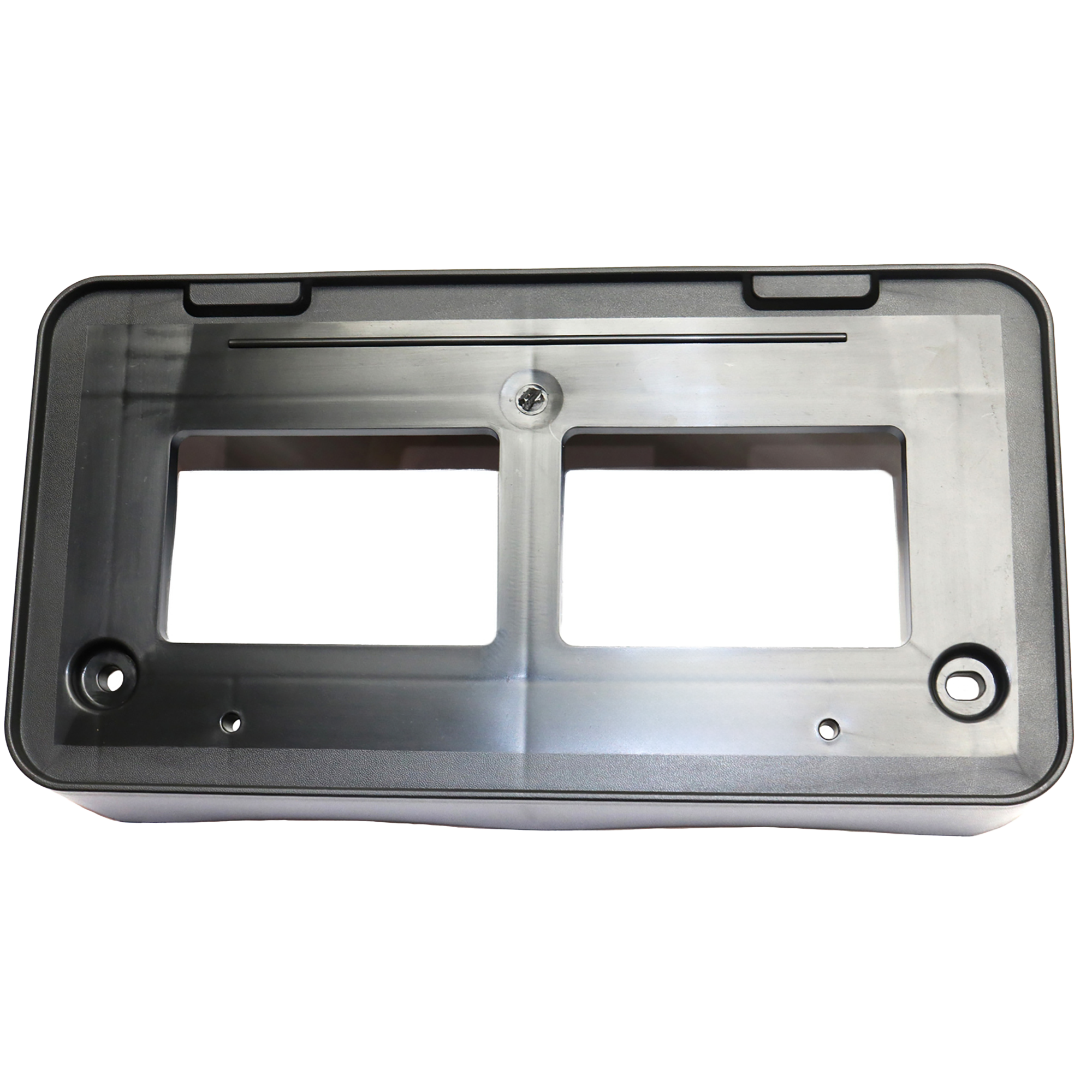 AM TACOMA 16-23 FRONT LICENSE PLATE BRACKET Textured SKU REPT017328 Partslink TO1068134 OEM 7510104011