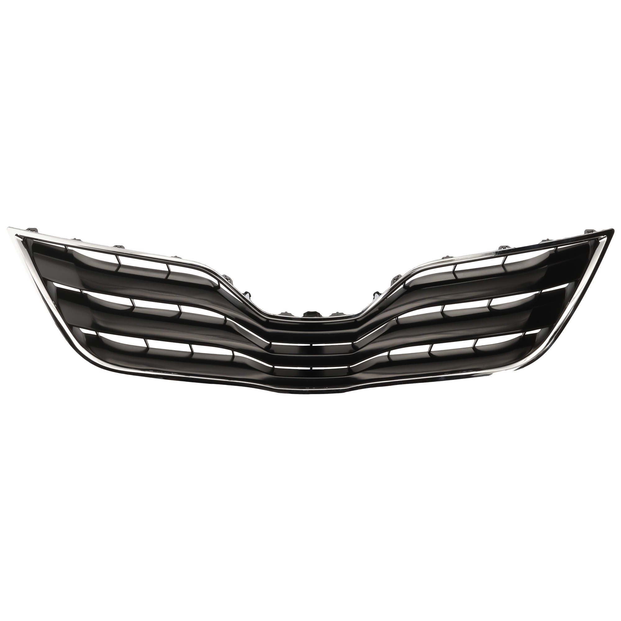 AM CAMRY 10-11 GRILLE Chrome Shell Painted Black Insert LE Model 11-11 USA Built Vehicle SKU REPT070111 Partslink TO1200324 OEM 5310106070C0