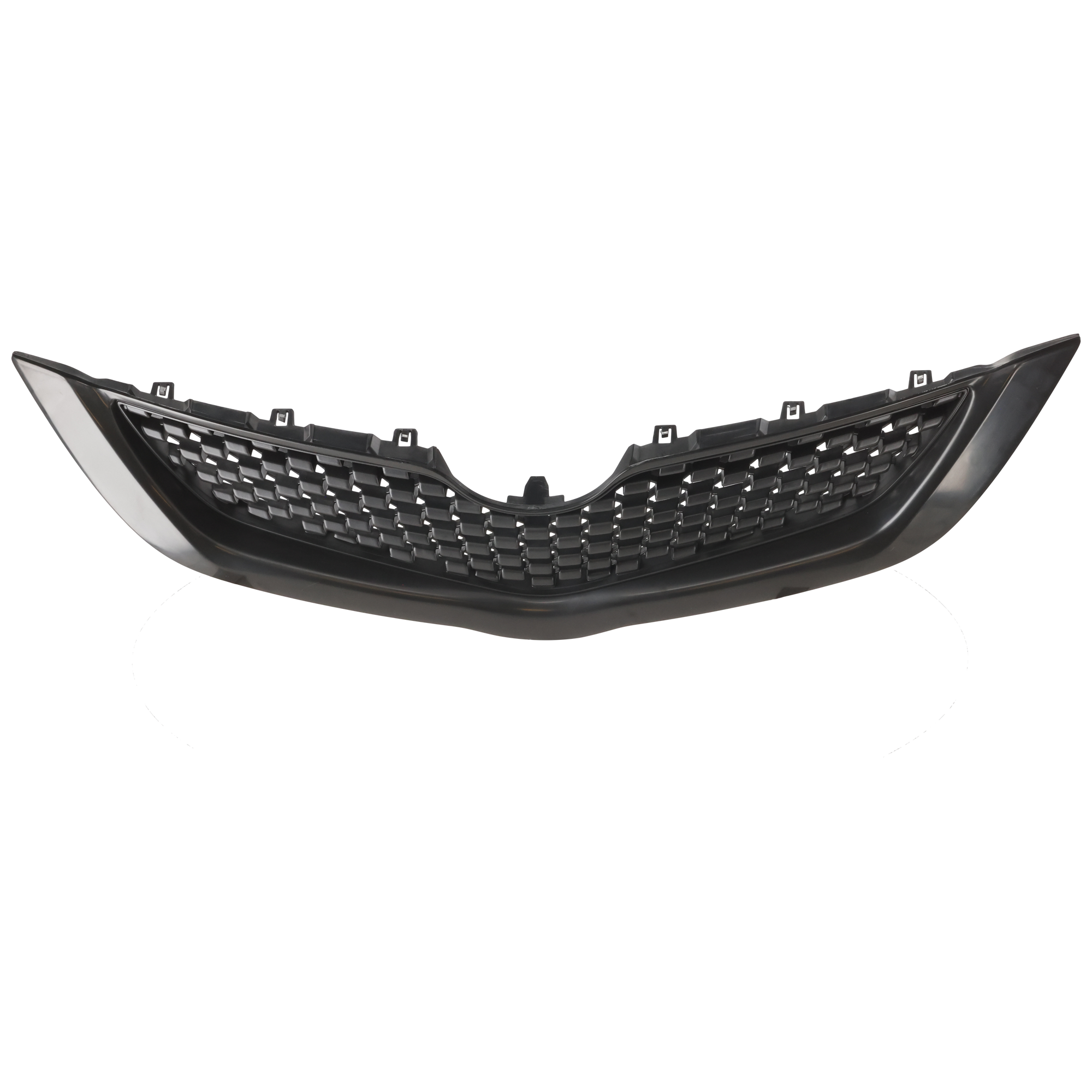 AM YARIS 09-12 GRILLE Textured Black Shell and Insert Sedan SKU REPT070149 Partslink TO1200328 OEM 5311152580C0