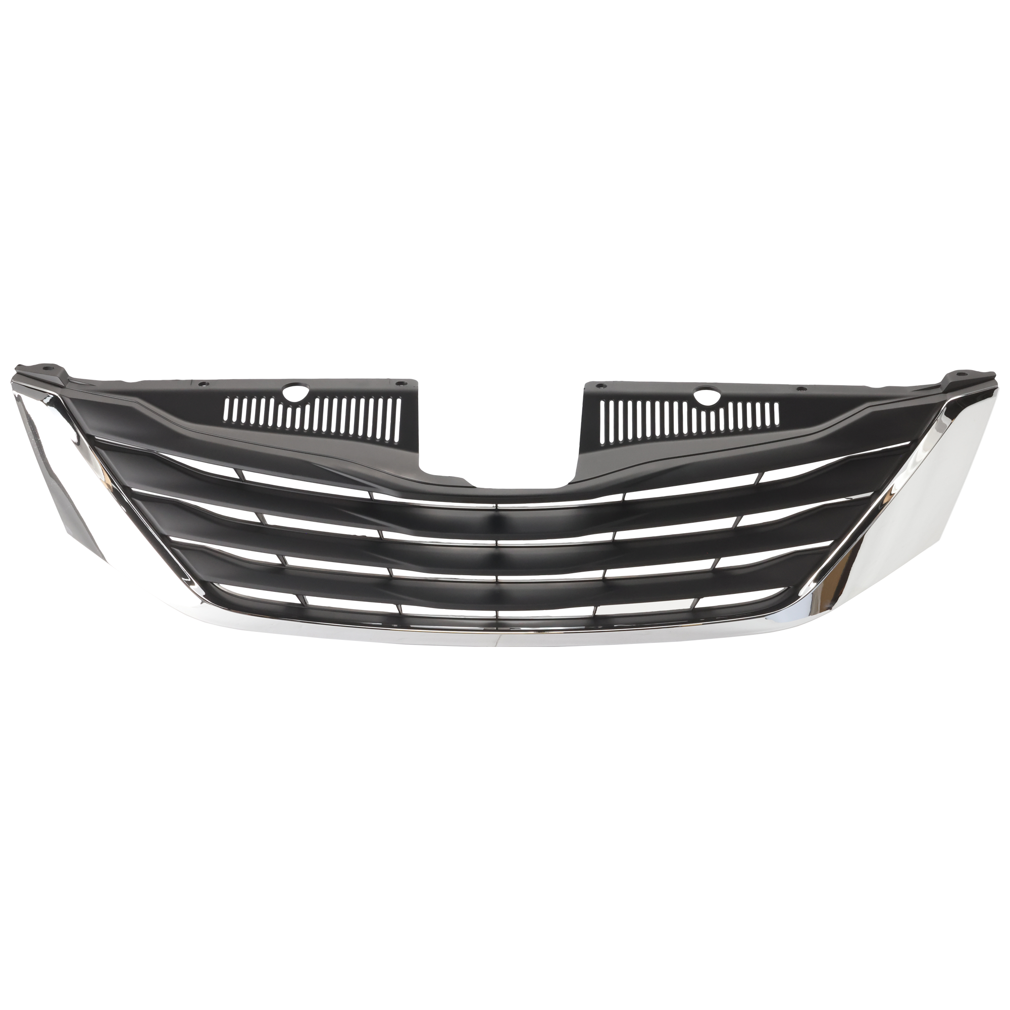 AM SIENNA 11-17 GRILLE Chrome Shell Black Insert w o Radar Cruise Control LE Model SKU REPT070157 Partslink TO1200334 OEM 5310108080