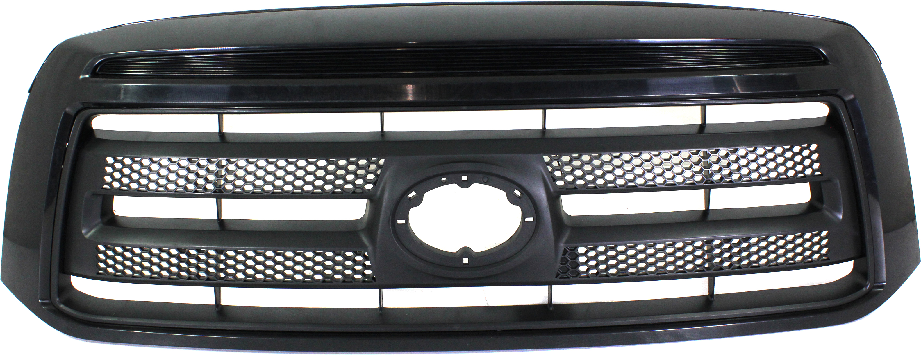 AM TUNDRA 10-13 GRILLE Painted Black Shell and Insert w o Sport Pkg w o Rock Warrior Package w o Chrome Bumper SR5 Model SKU REPT070159 Partslink TO1200336 OEM 531000C220