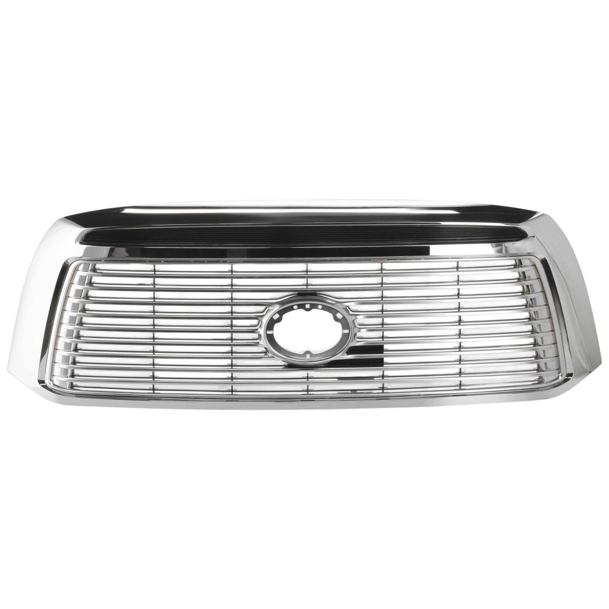 AM TUNDRA 10-13 GRILLE Chrome Satin Nickel w Rock Warrior Pkg w Sport Pkg CAPA SKU REPT070199Q Partslink TO1200338C OEM 531000C250