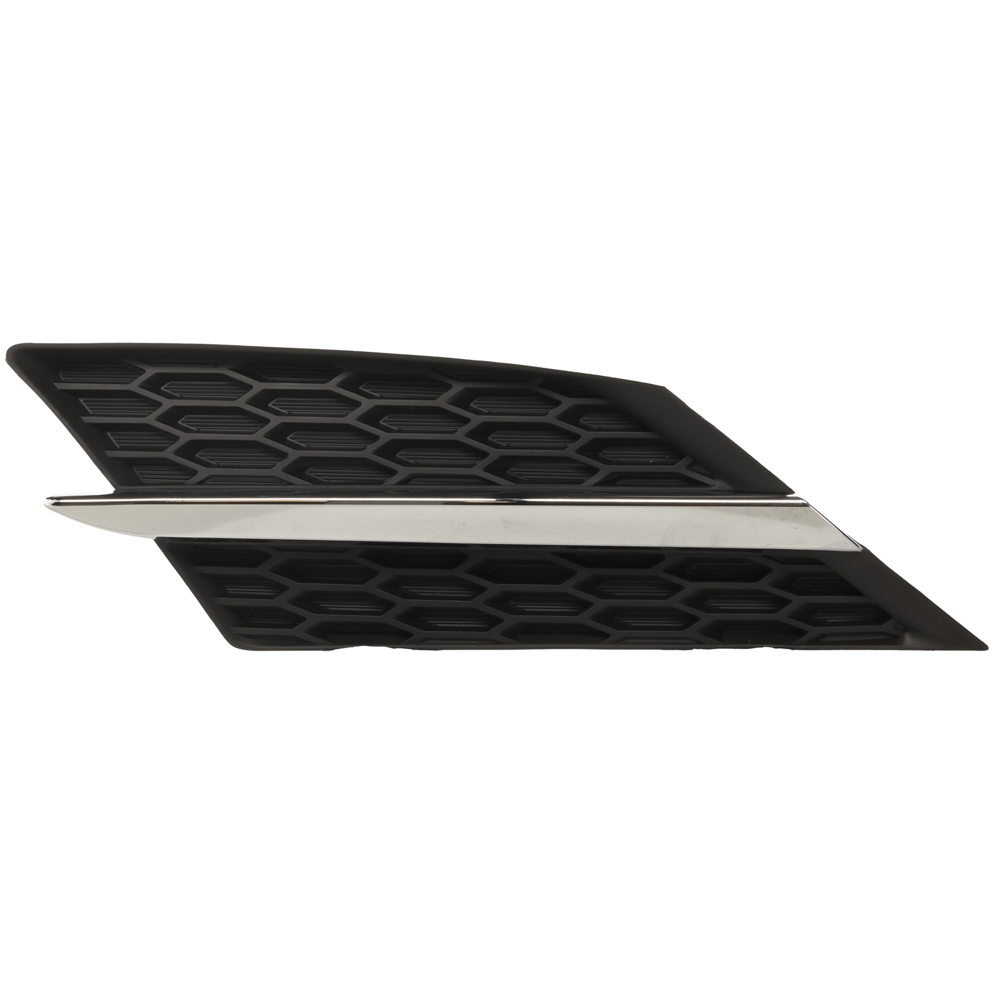 AM RAV4-13-15 GRILLE RH Radiator Grille Txtd Blk w Chr Mldg Exc. EV Model Japan North America Built Vehicle SKU REPT070303 Partslink TO1200361 OEM 531050R010