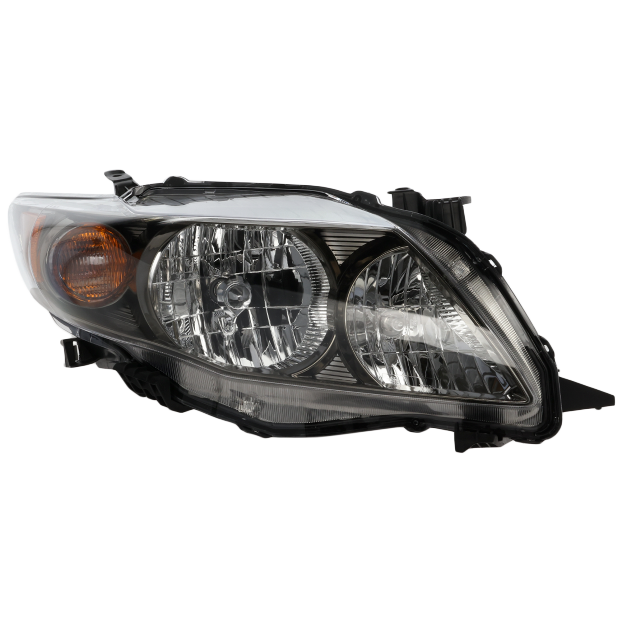 AM COROLLA 09-10 HEAD LAMP RH Assembly Halogen S XRS Models North America Built Vehicle SKU REPT100101 Partslink TO2503183 OEM 8111002680
