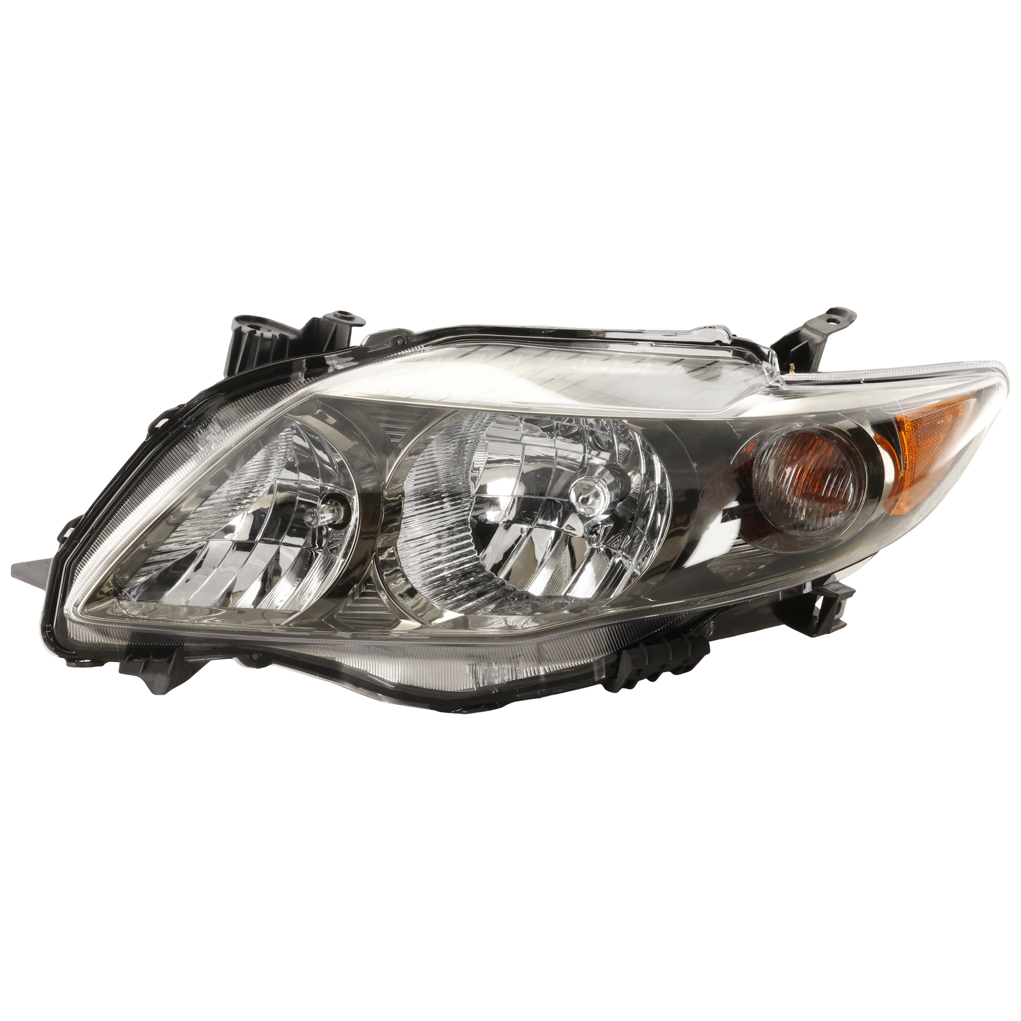 AM COROLLA 09-10 HEAD LAMP LH Assembly Halogen S XRS Models North America Built Vehicle SKU REPT100102 Partslink TO2502183 OEM 8115002680