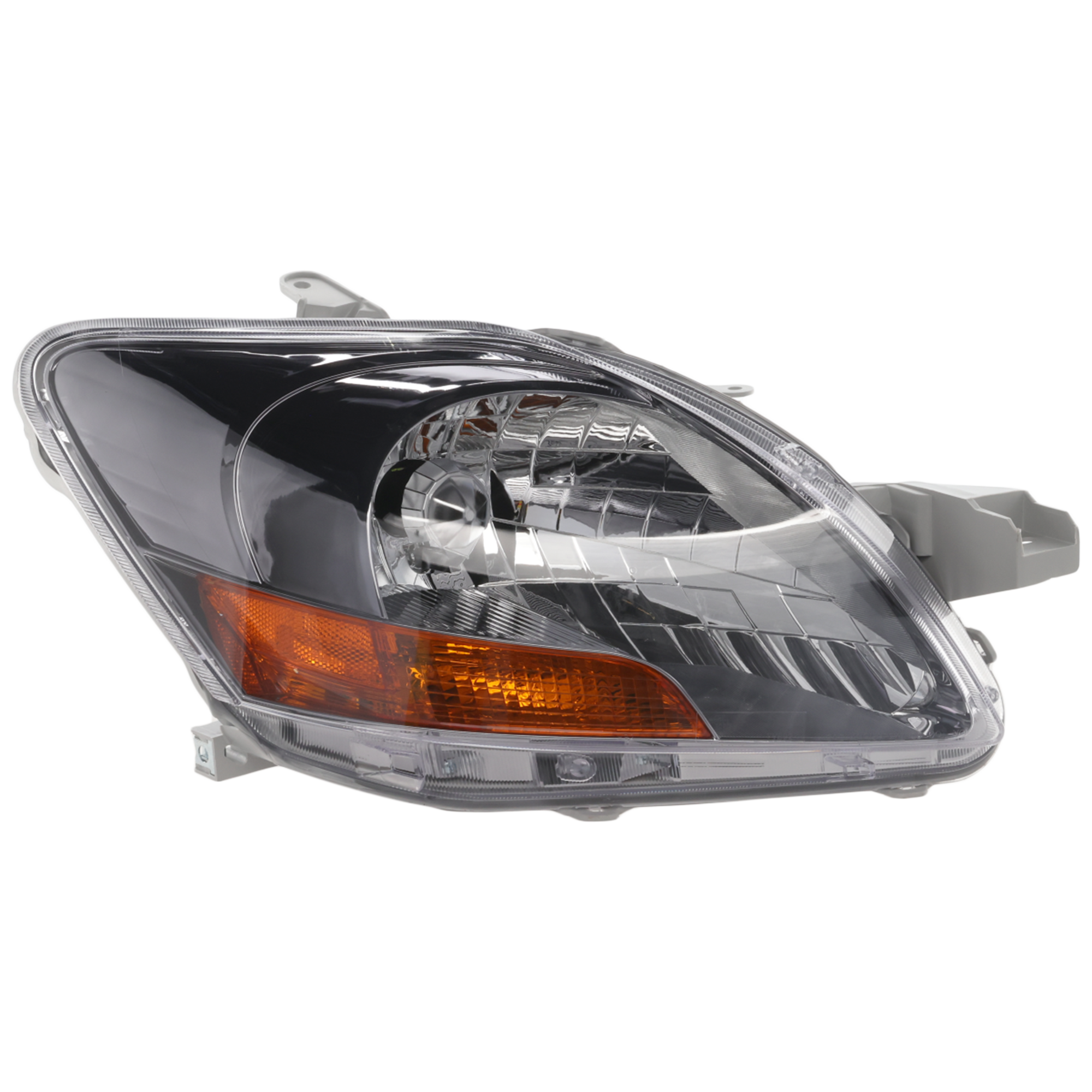 AM YARIS 07-11 HEAD LAMP RH Lens and Housing w Sport Package Base S Models Sedan SKU REPT100117 Partslink TO2519120 OEM 8113052A90
