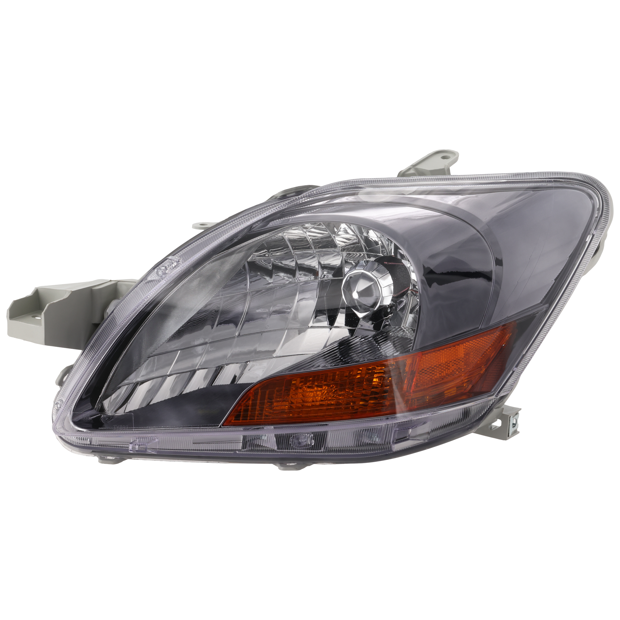 AM YARIS 07-11 HEAD LAMP LH Lens and Housing w Sport Package Base S Models Sedan SKU REPT100118 Partslink TO2518120 OEM 8117052A80
