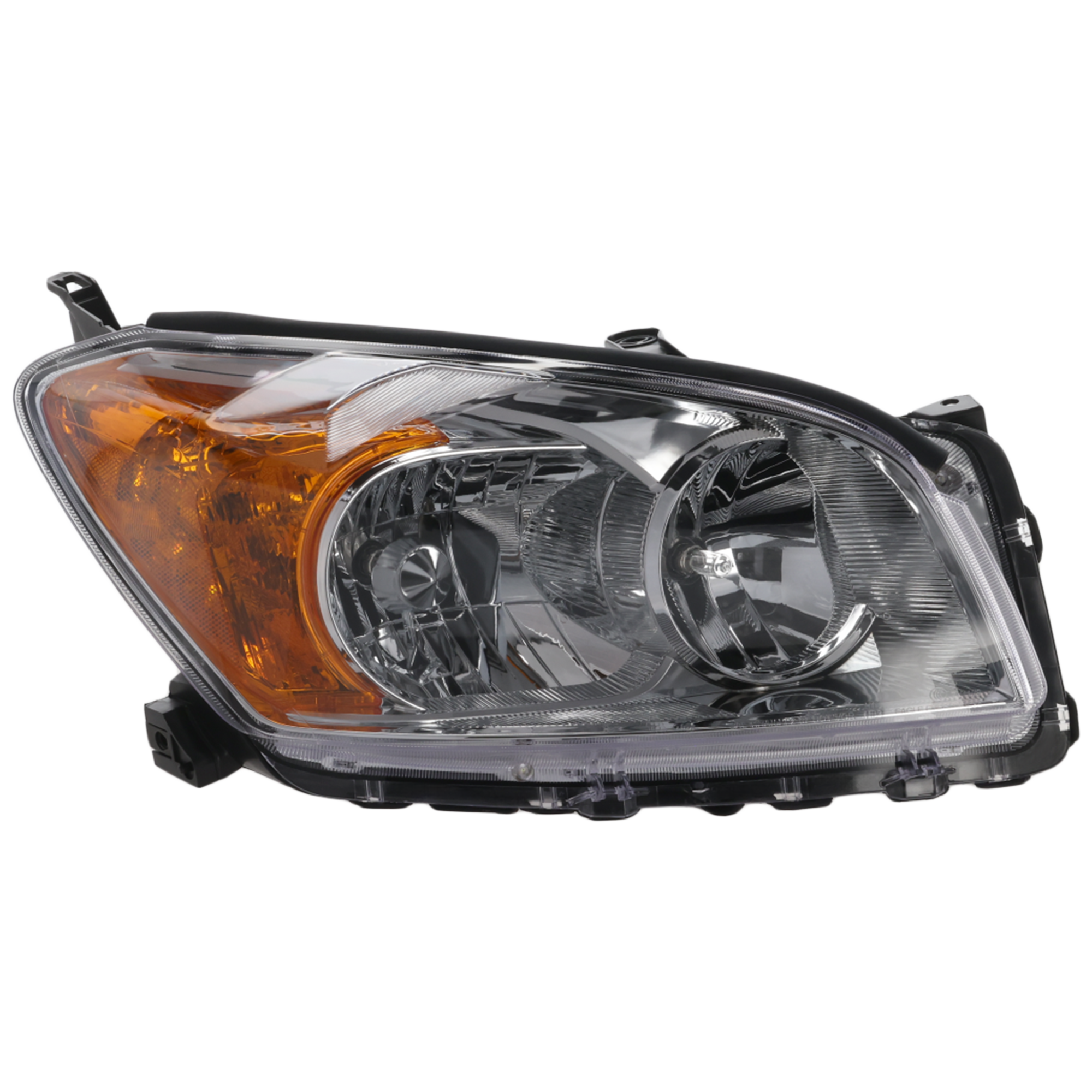 AM RAV4-09-12 HEAD LAMP RH Lens and Housing Halogen Base Limited Models Japan Built Vehicle SKU REPT100123 Partslink TO2503190 OEM 8113042470