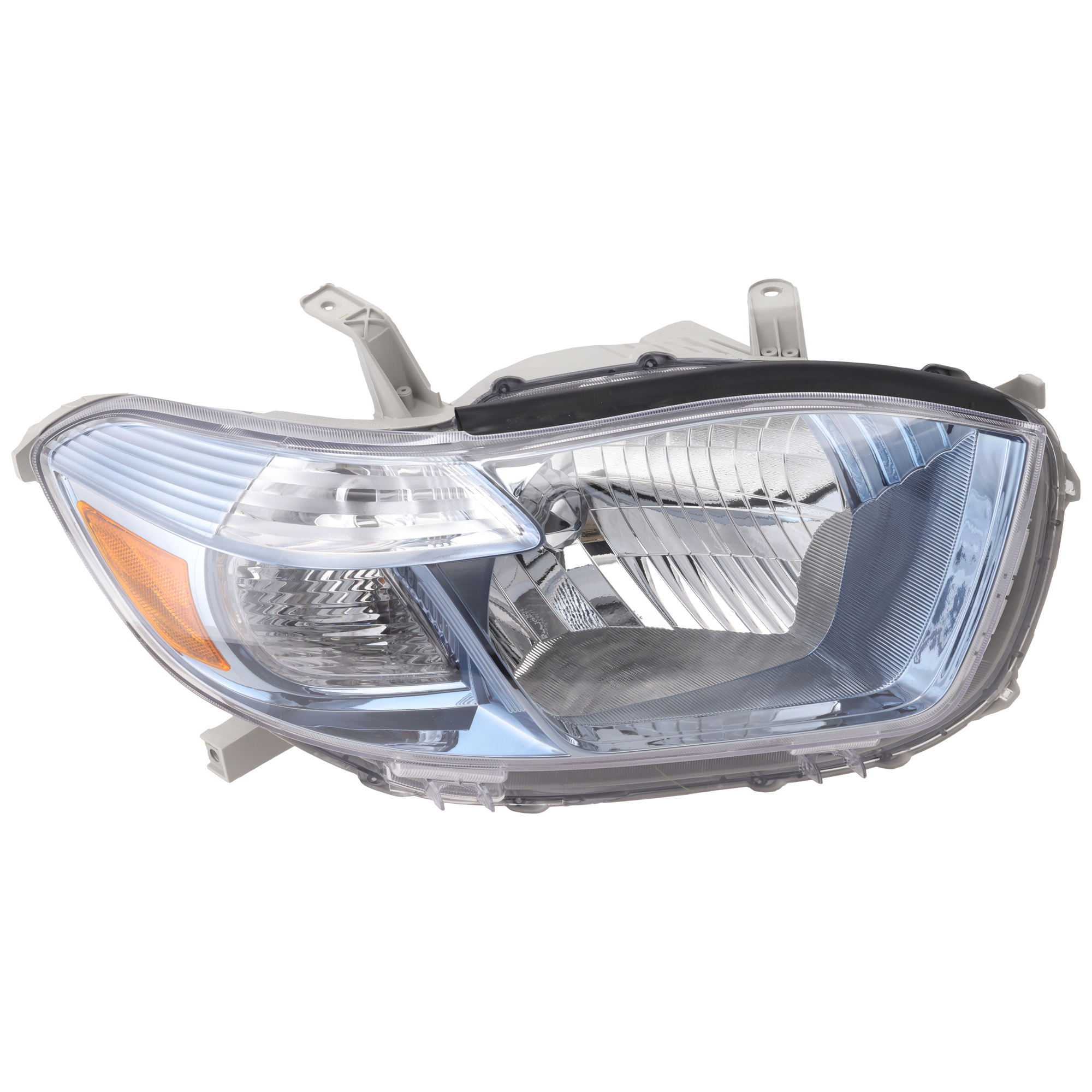 AM HIGHLANDER 08-10 HEAD LAMP RH Lens and Housing Halogen Hybrid Models SKU REPT100129 Partslink TO2519117 OEM 8113048490