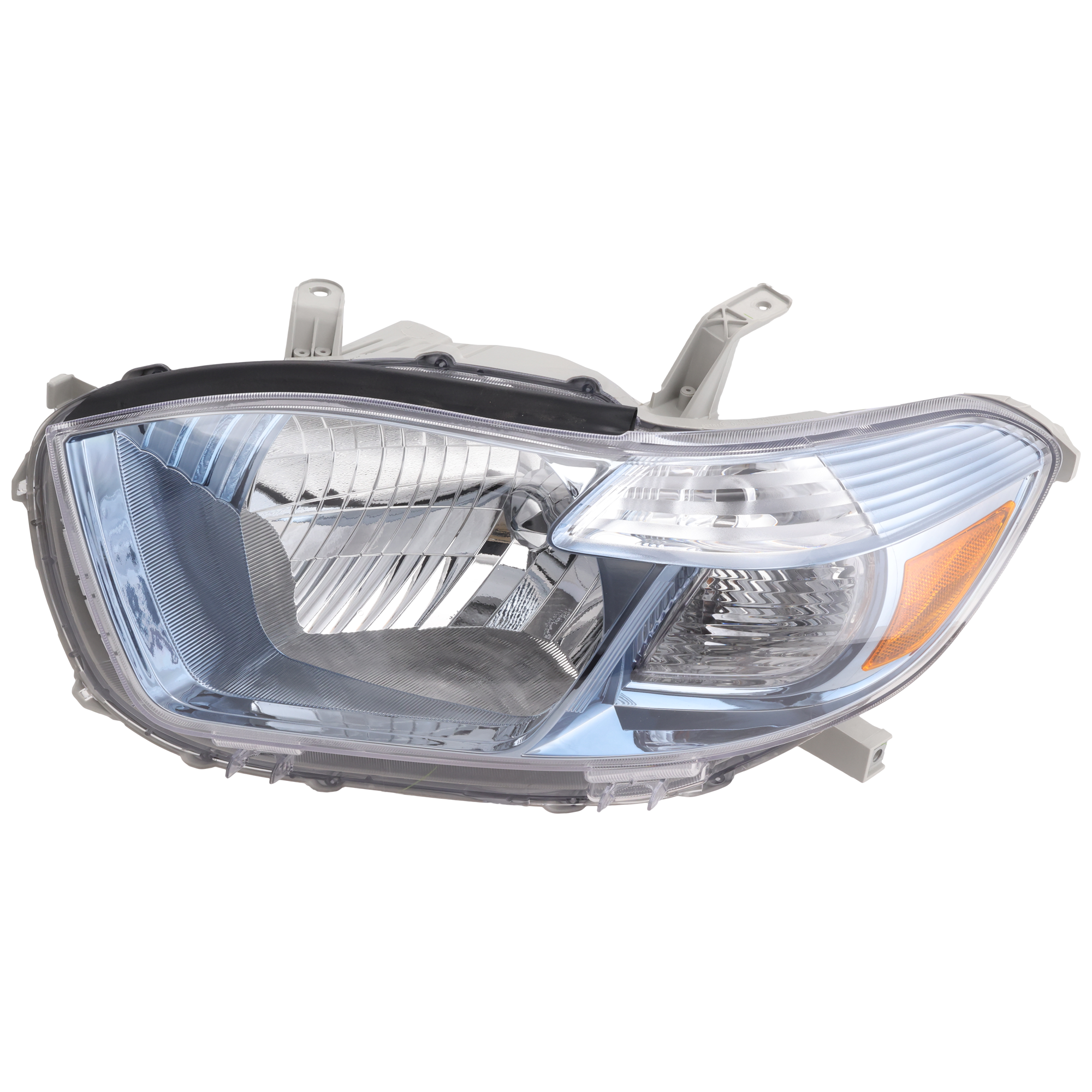 AM HIGHLANDER 08-10 HEAD LAMP LH Lens and Housing Halogen Hybrid Models SKU REPT100130 Partslink TO2518117 OEM 8117048480