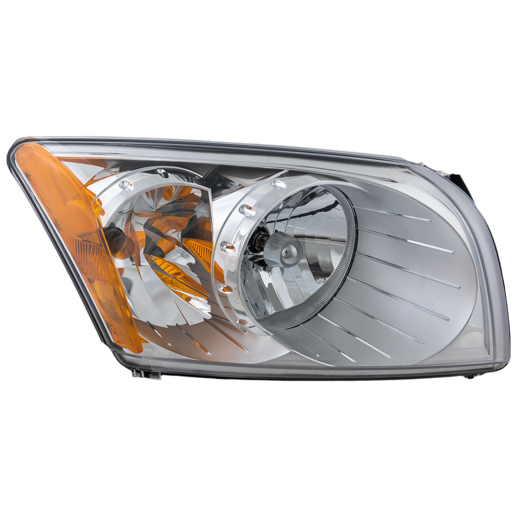 AM CALIBER 07-12 HEAD LAMP RH Assembly Halogen CAPA SKU REPT100135Q Partslink CH2519118C OEM 5303738AK 5303738AJ