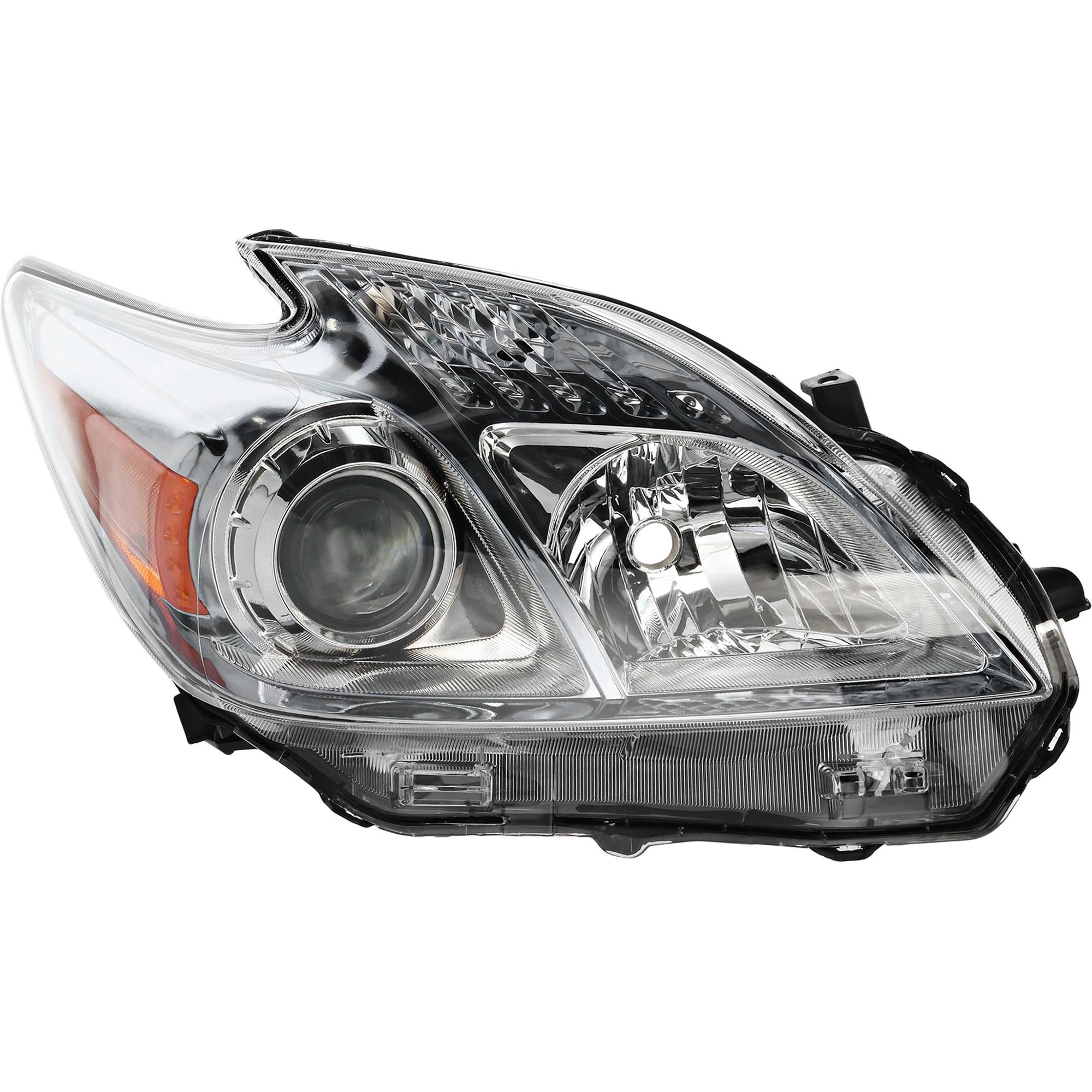 AM PRIUS 10-11 HEAD LAMP RH Lens and Housing Halogen SKU REPT100143 Partslink TO2519122 OEM 8113047211