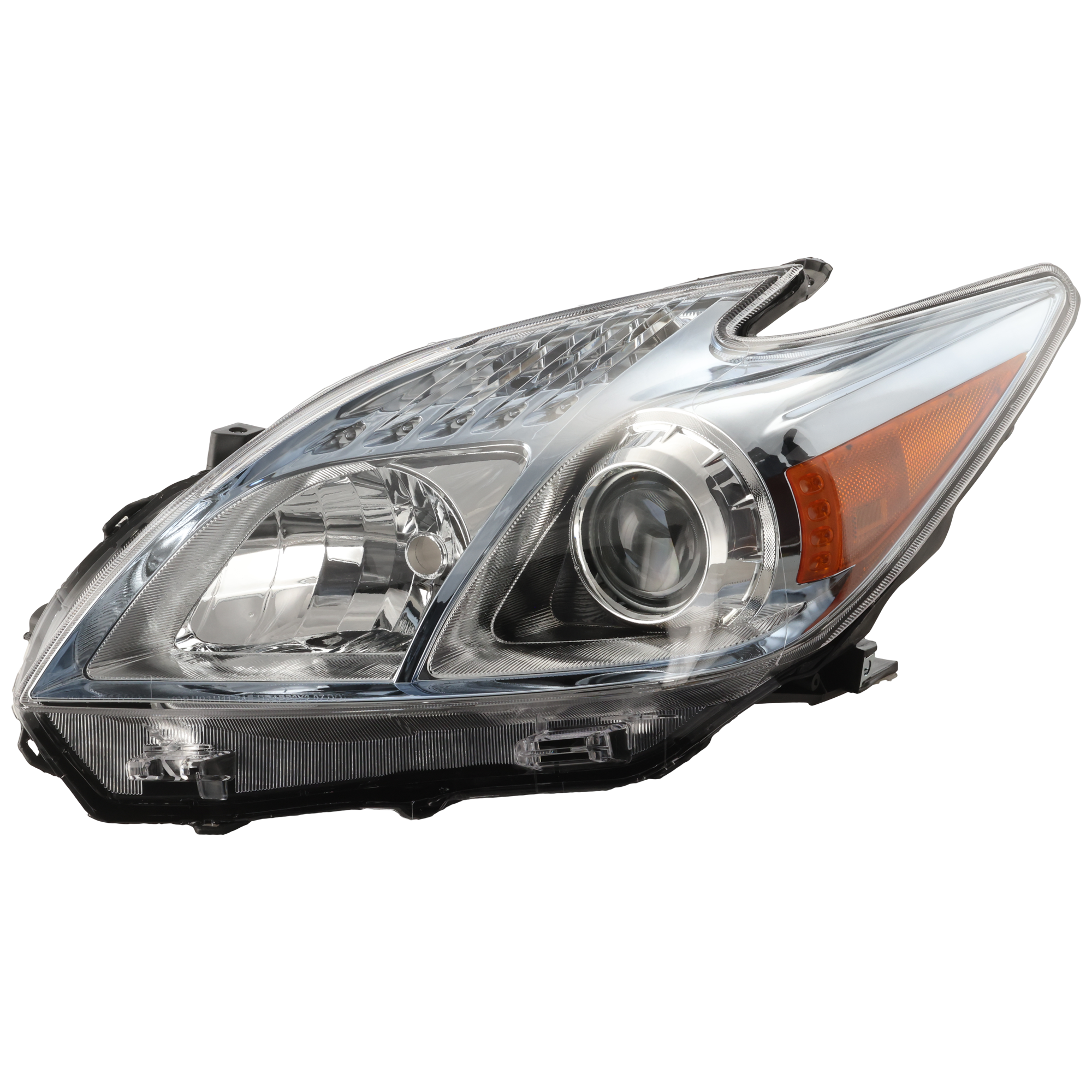 AM PRIUS 10-11 HEAD LAMP LH Lens and Housing Halogen SKU REPT100144 Partslink TO2518122 OEM 8117047211