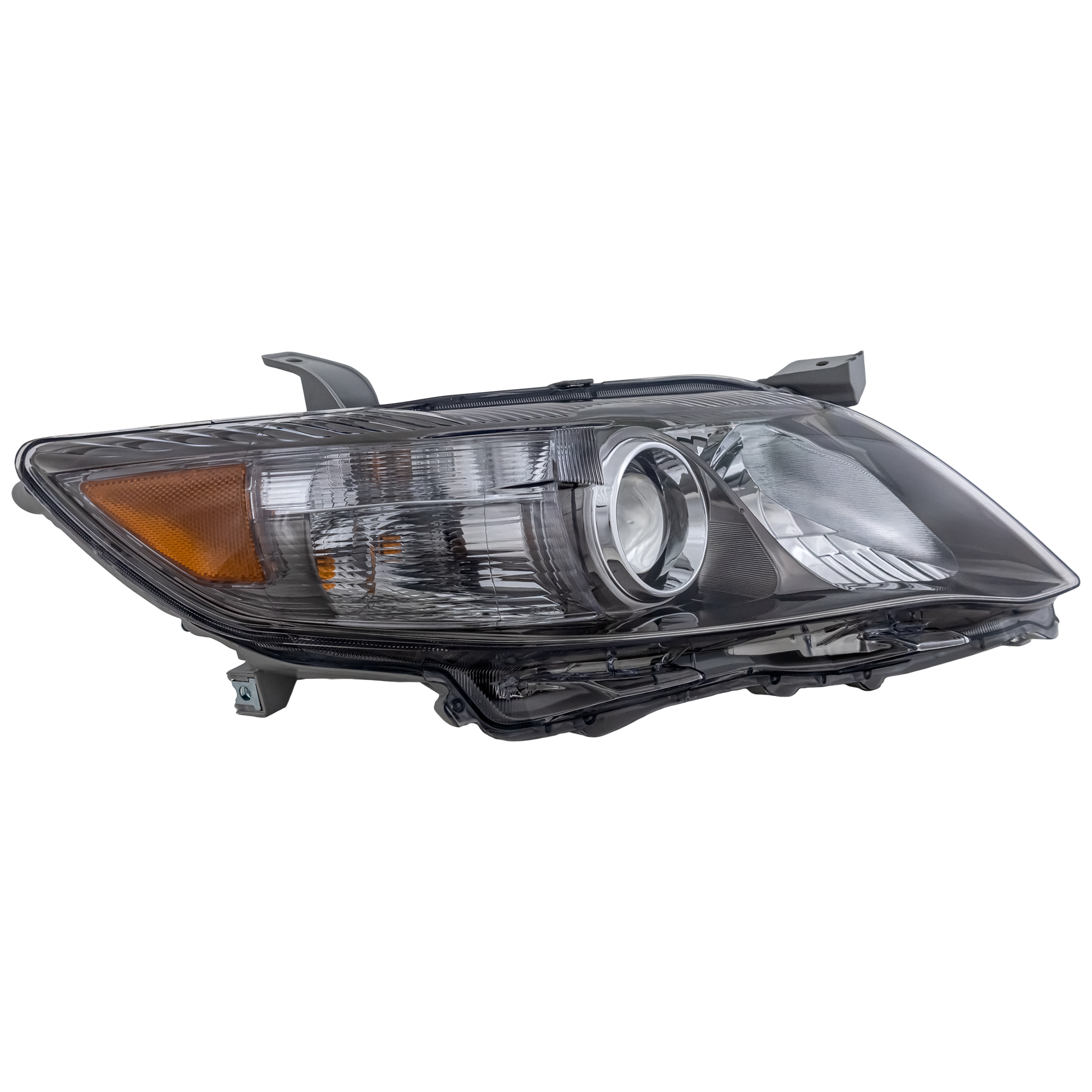 AM CAMRY 10-11 HEAD LAMP RH Assembly Halogen Chrome Interior SE Model USA Built Vehicle SKU REPT100147 Partslink TO2503193 OEM 8111006510