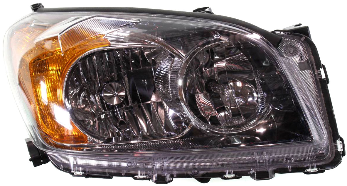 AM RAV4-09-12 HEAD LAMP RH Assembly Halogen Sport Model North America Built Vehicle SKU REPT100165 Partslink TO2503206 OEM 811100R020
