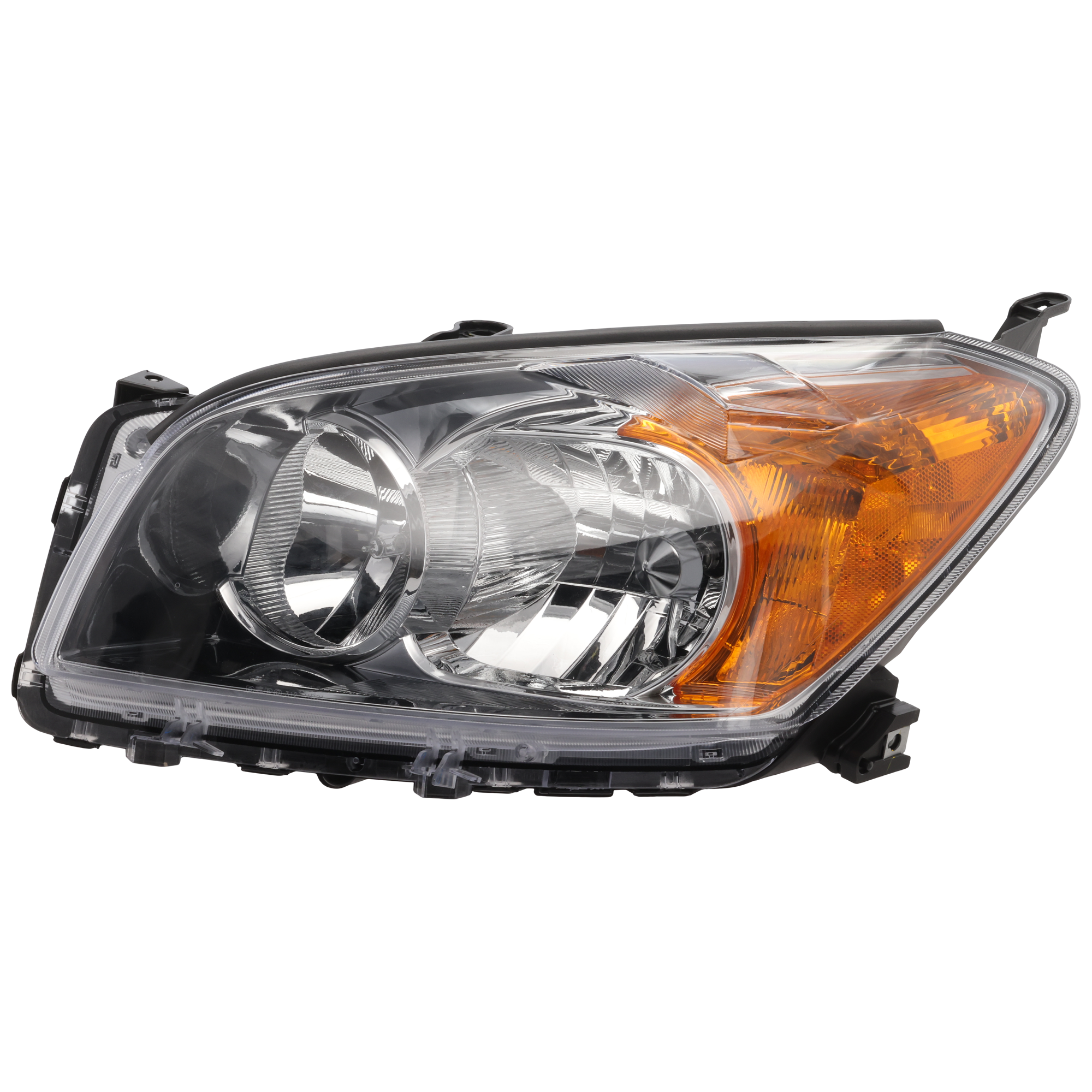 AM RAV4-09-12 HEAD LAMP LH Assembly Halogen Sport Model North America Built CAPA SKU REPT100166Q Partslink TO2502206C OEM 811500R020