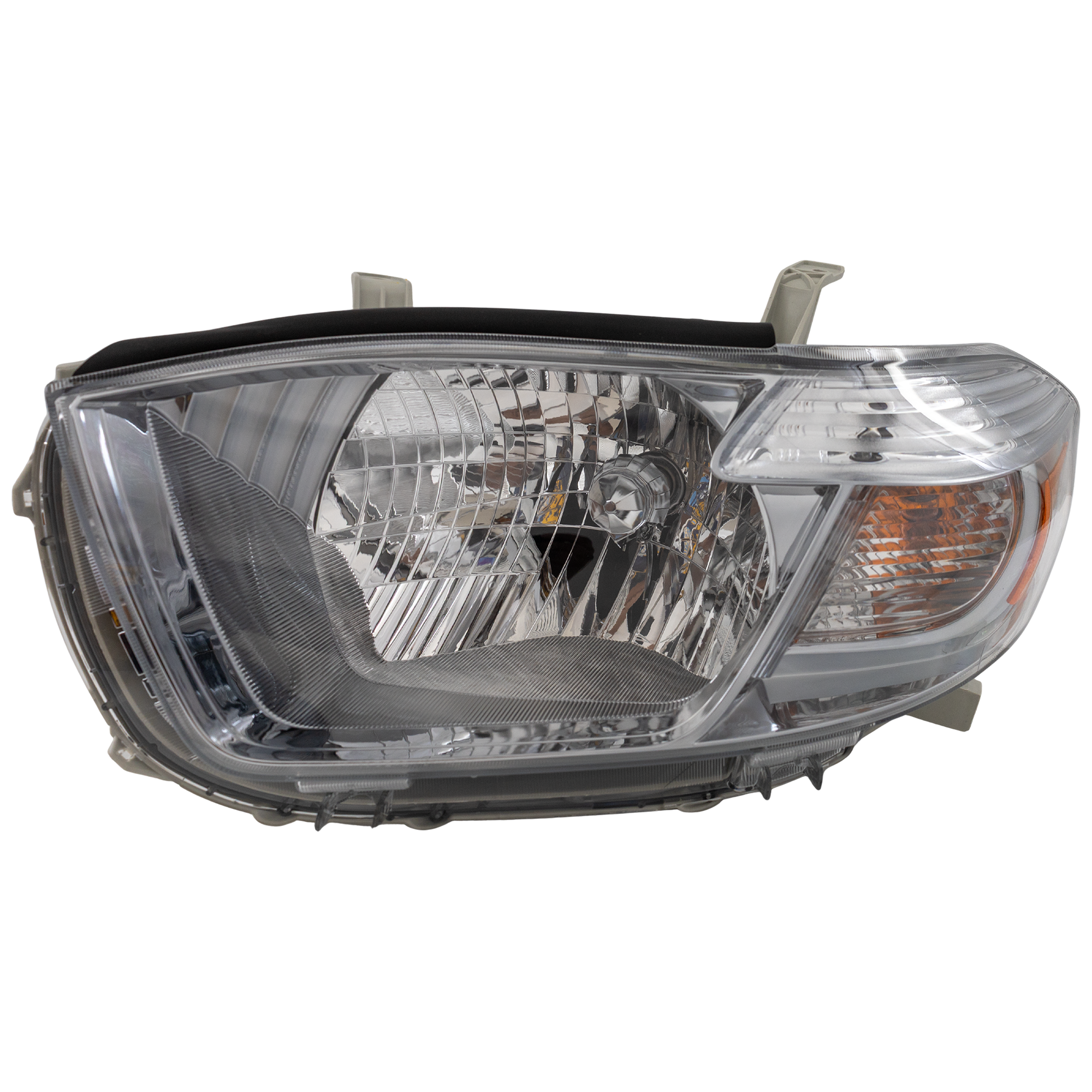 AM HIGHLANDER 10-10 HEAD LAMP LH Assembly Halogen SKU REPT100170 Partslink TO2502202 OEM 811500E120