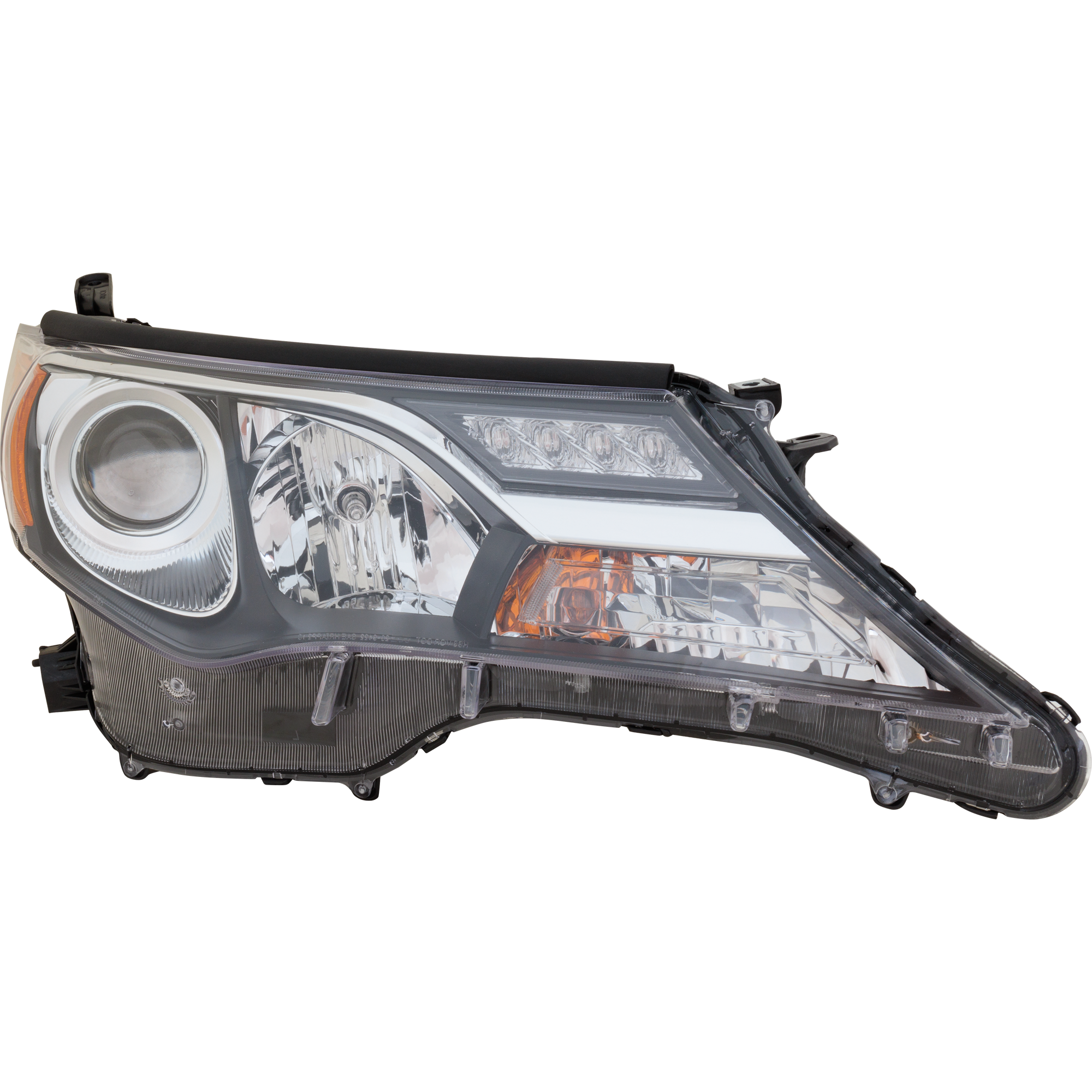 AM RAV4-13-15 HEAD LAMP RH Assembly Halogen North America Built Vehicle SKU REPT100189 Partslink TO2503217 OEM 811100R042