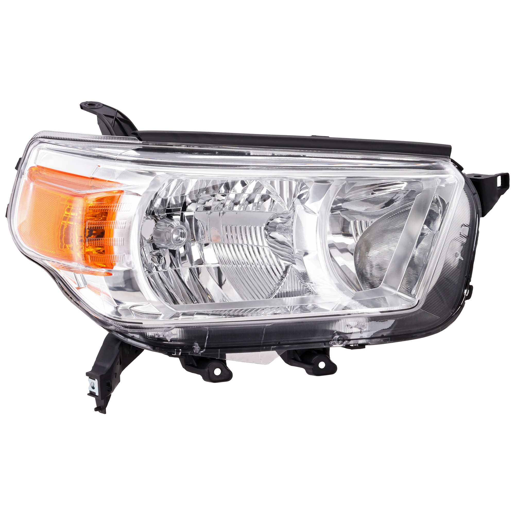 AM 4RUNNER 10-13 HEAD LAMP RH Lens and Housing SR5 w o Trail Package Limited Models CAPA SKU REPT100197Q Partslink TO2519127C OEM 8113035520