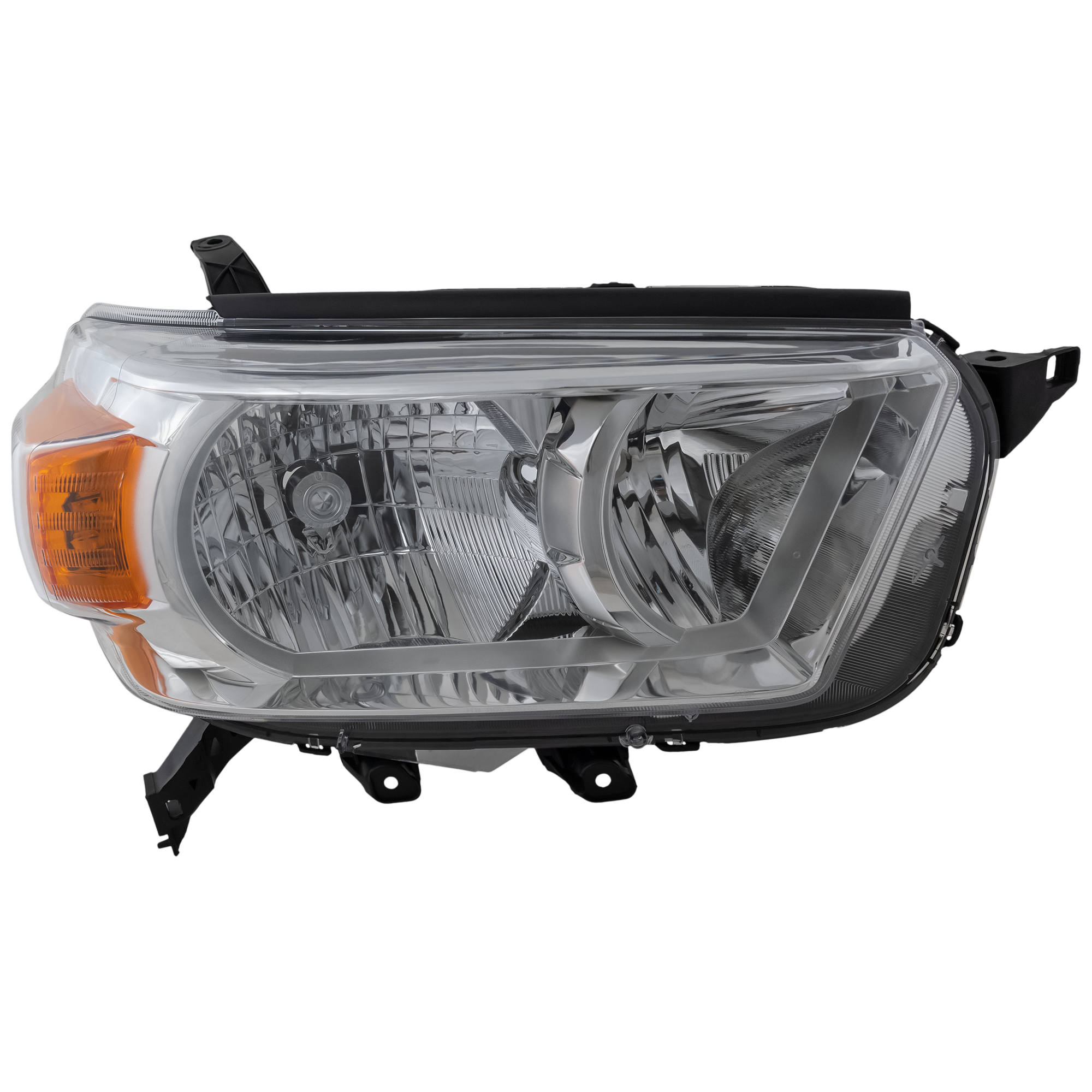 AM 4RUNNER 10-13 HEAD LAMP RH Lens and Housing SR5 w o Trail Package Limited Models SKU REPT100197 Partslink TO2519127 OEM 8113035520