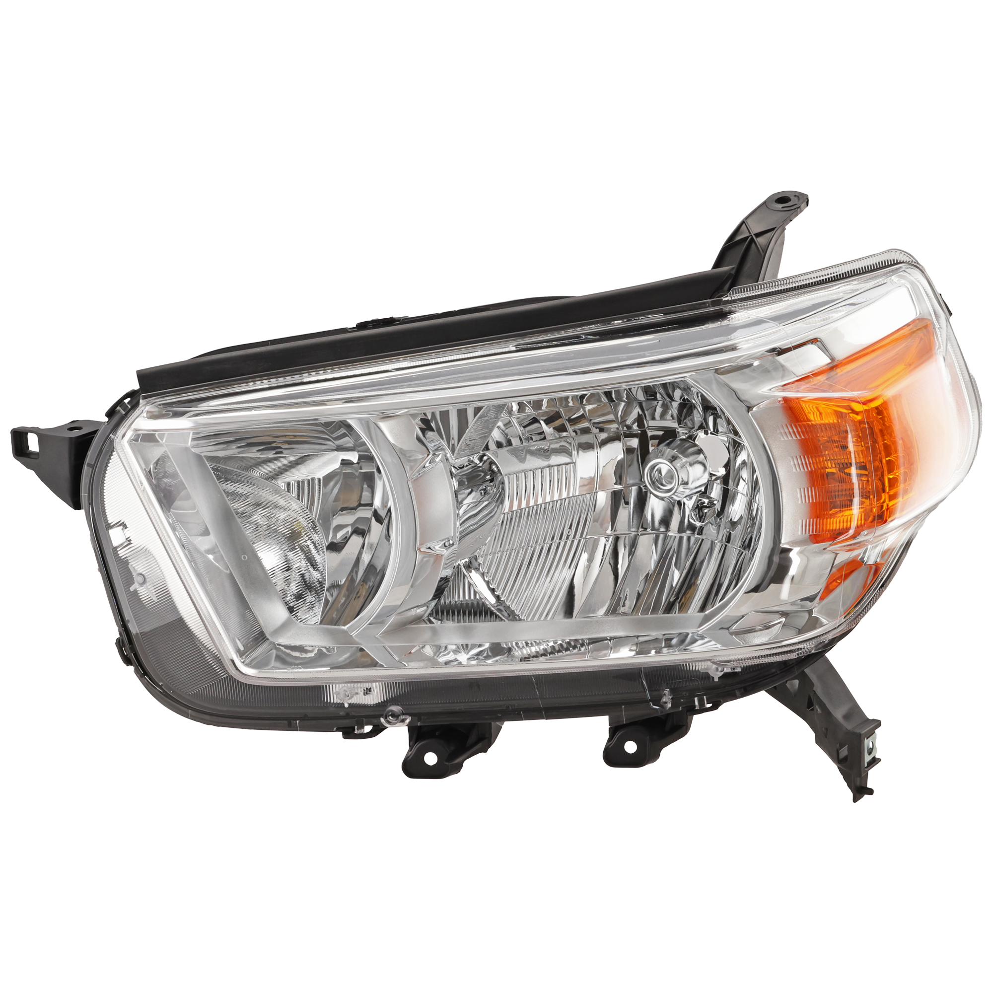 AM 4RUNNER 10-13 HEAD LAMP LH Lens and Housing SR5 w o Trail Package Limited Models CAPA SKU REPT100198Q Partslink TO2518127C OEM 8117035520