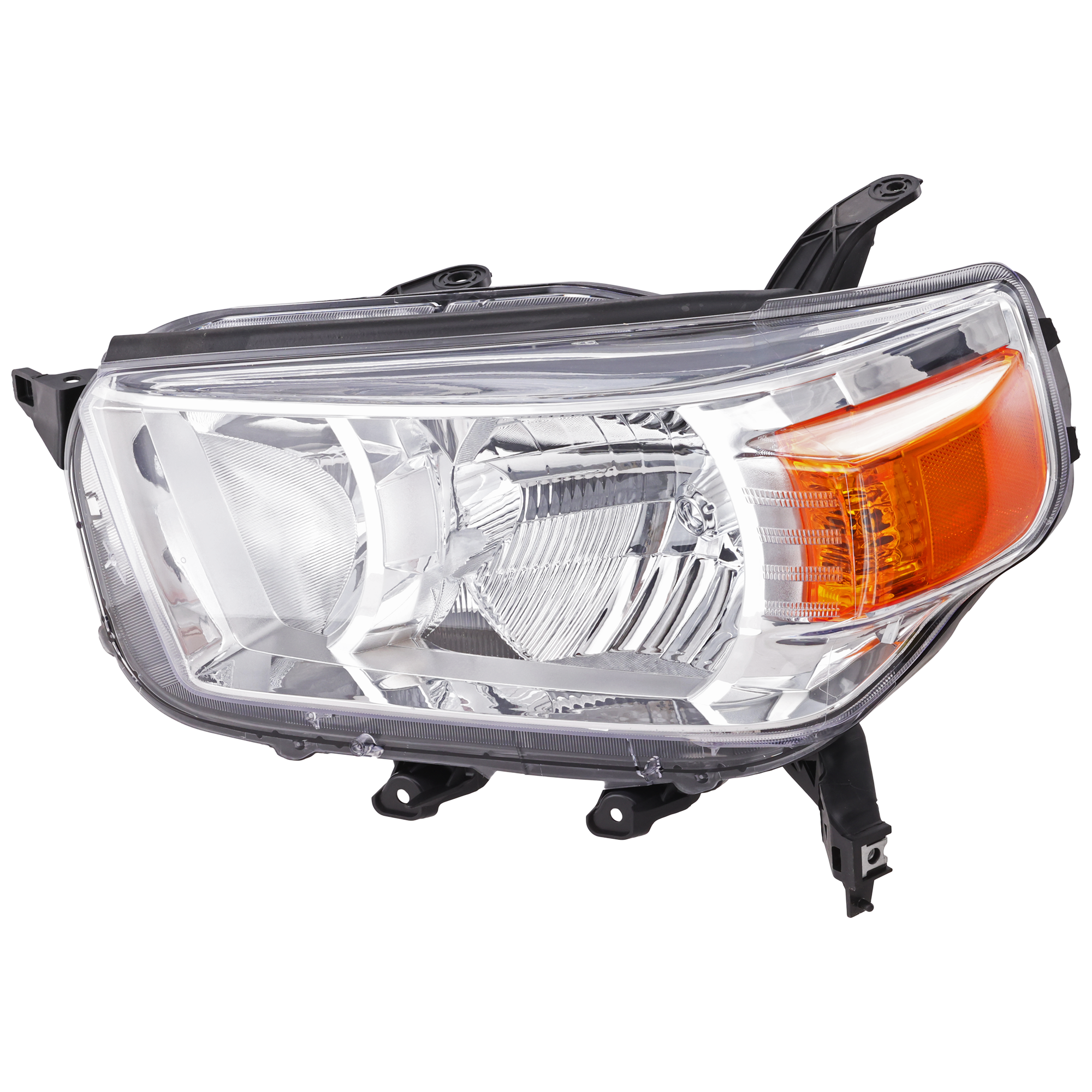 AM 4RUNNER 10-13 HEAD LAMP LH Lens and Housing SR5 w o Trail Package Limited Models SKU REPT100198 Partslink TO2518127 OEM 8117035520