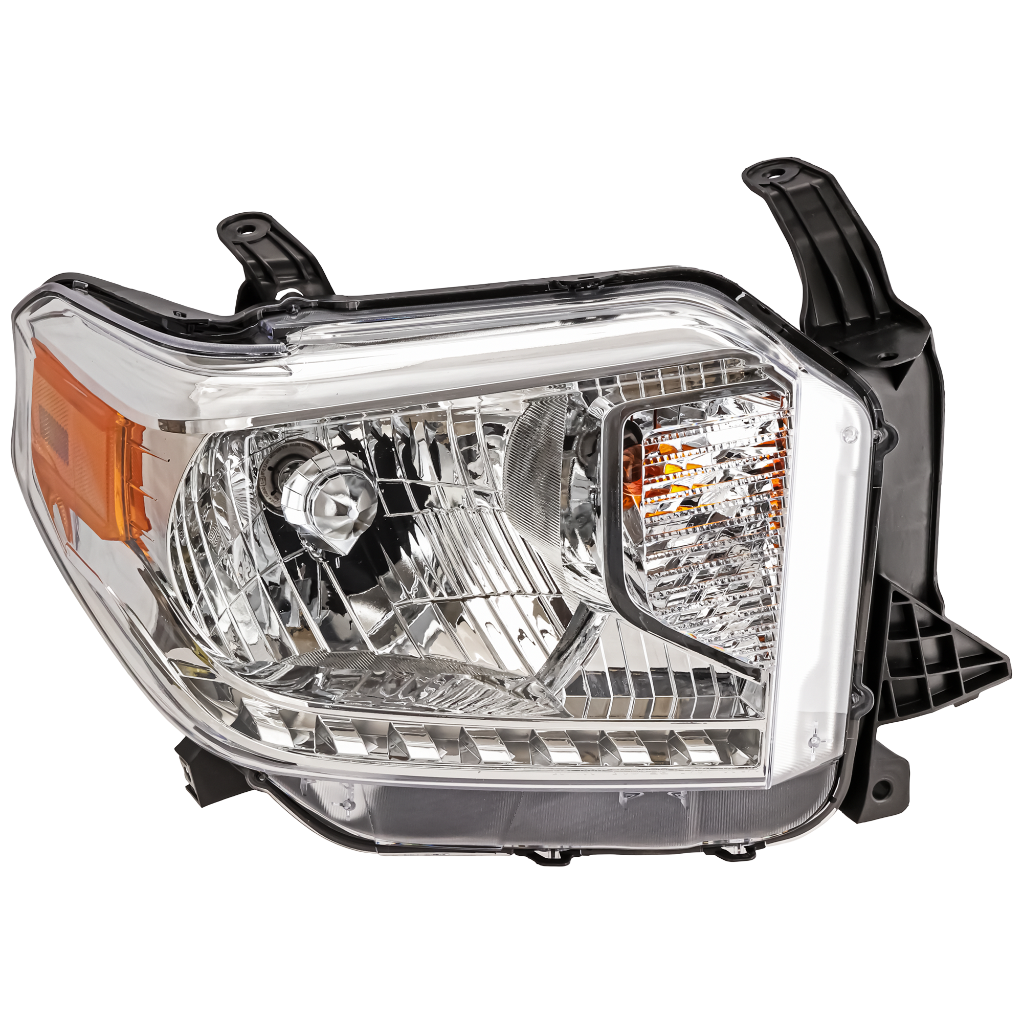 AM TUNDRA 14-15 HEAD LAMP RH Assembly Halogen SR SR5 Limited Models All Cab Types w o Level Adjuster CAPA SKU REPT100309Q Partslink TO2503218C OEM 811100C081