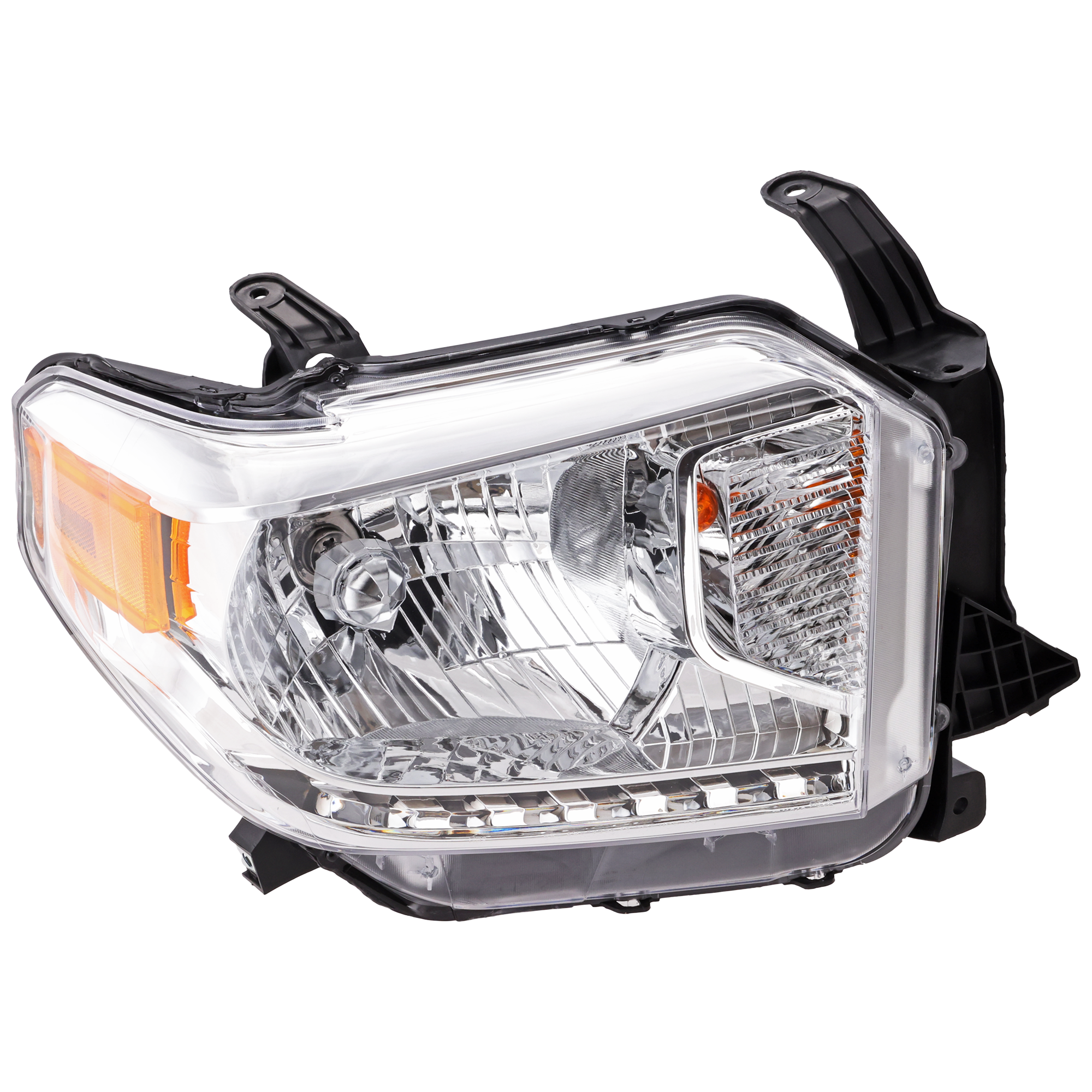 AM TUNDRA 14-15 HEAD LAMP RH Assembly Halogen SR SR5 Limited Models All Cab Types w o Level Adjuster SKU REPT100309 Partslink TO2503218 OEM 811100C081