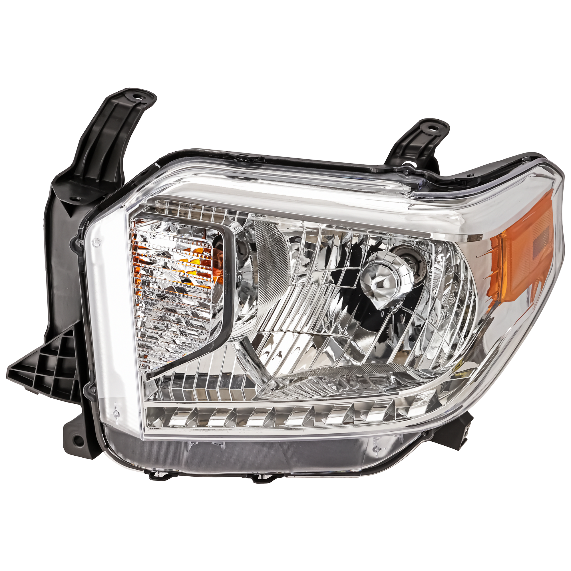 AM TUNDRA 14-15 HEAD LAMP LH Assembly Halogen SR SR5 Limited Models All Cab Types w o Level Adjuster CAPA SKU REPT100310Q Partslink TO2502218C OEM 811500C081