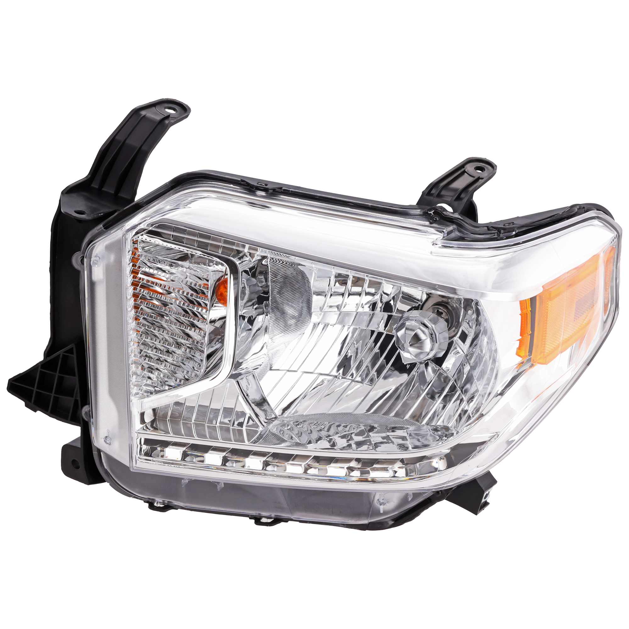 AM TUNDRA 14-15 HEAD LAMP LH Assembly Halogen SR SR5 Limited Models All Cab Types w o Level Adjuster SKU REPT100310 Partslink TO2502218 OEM 811500C081