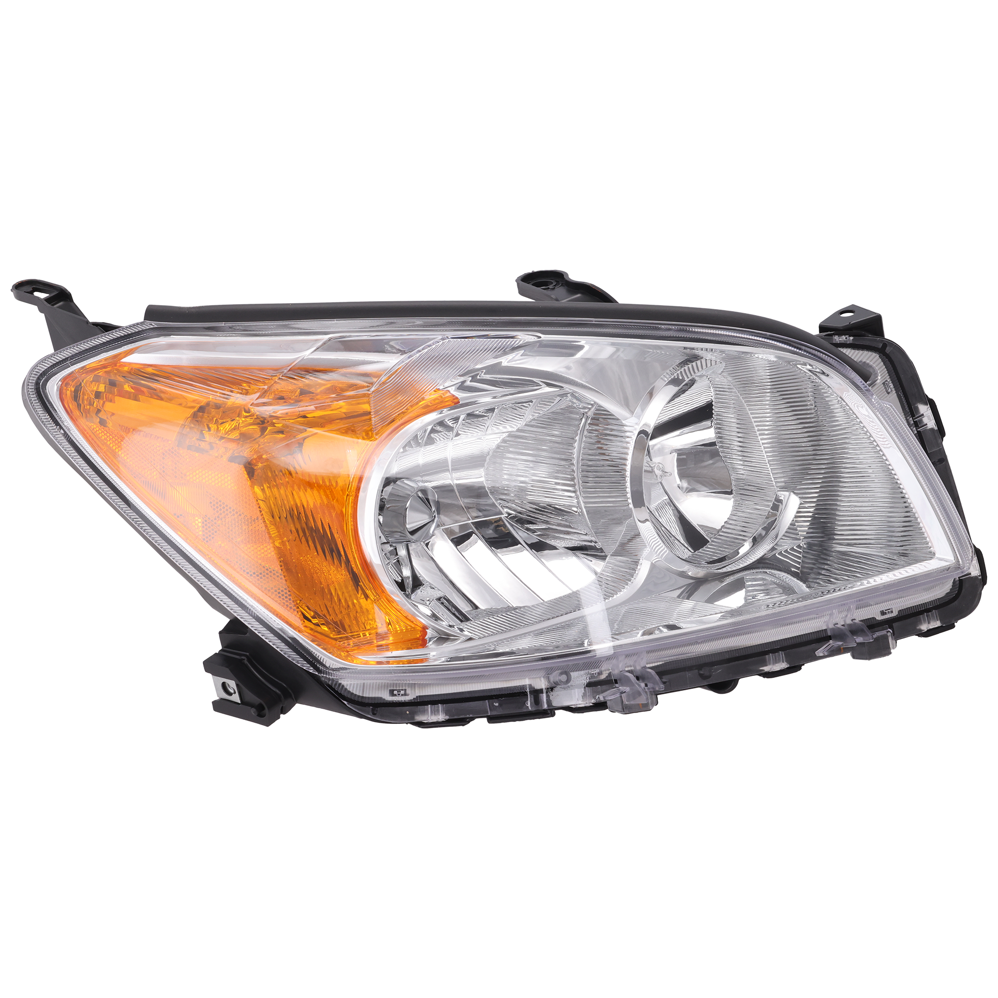 AM RAV4-09-12 HEAD LAMP RH Assembly Halogen Base Limited Models North America Built CAPA SKU REPT100315Q Partslink TO2503205C OEM 811100R010
