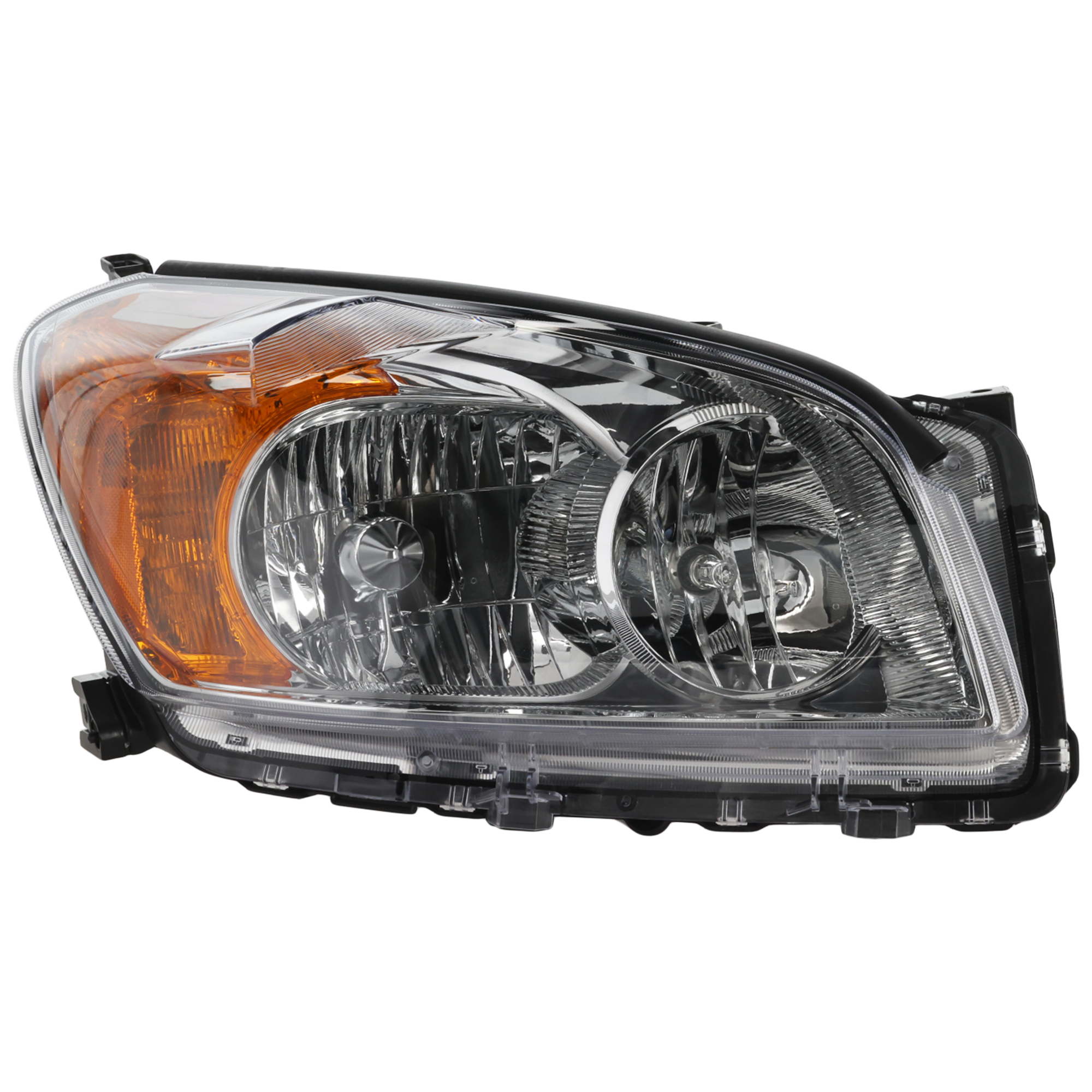 AM RAV4-09-12 HEAD LAMP RH Assembly Halogen Base Limited Models North America Built Vehicle SKU REPT100315 Partslink TO2503205 OEM 811100R010