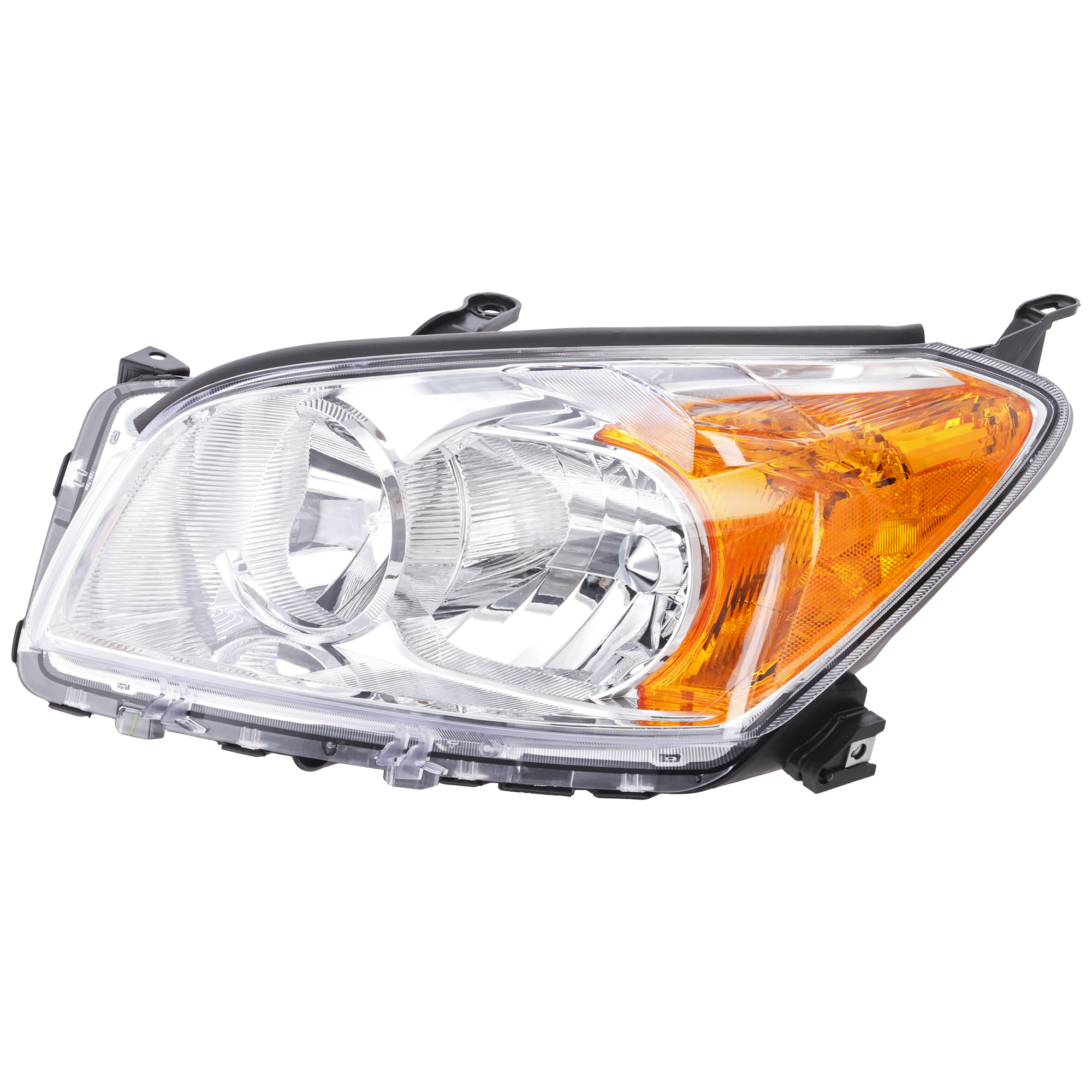 AM RAV4-09-12 HEAD LAMP LH Assembly Halogen Base Limited Models North America Built Vehicle SKU REPT100316 Partslink TO2502205 OEM 811500R010