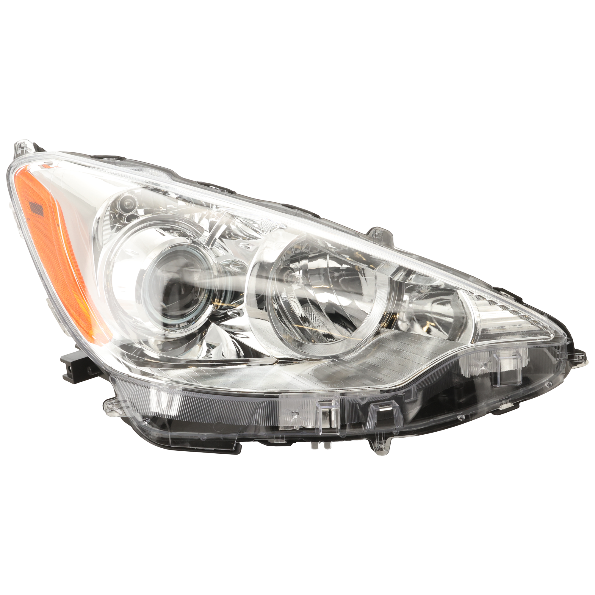 AM PRIUS C 12-14 HEAD LAMP RH Assembly Halogen CAPA SKU REPT100327Q Partslink TO2503214C OEM 8111052E81