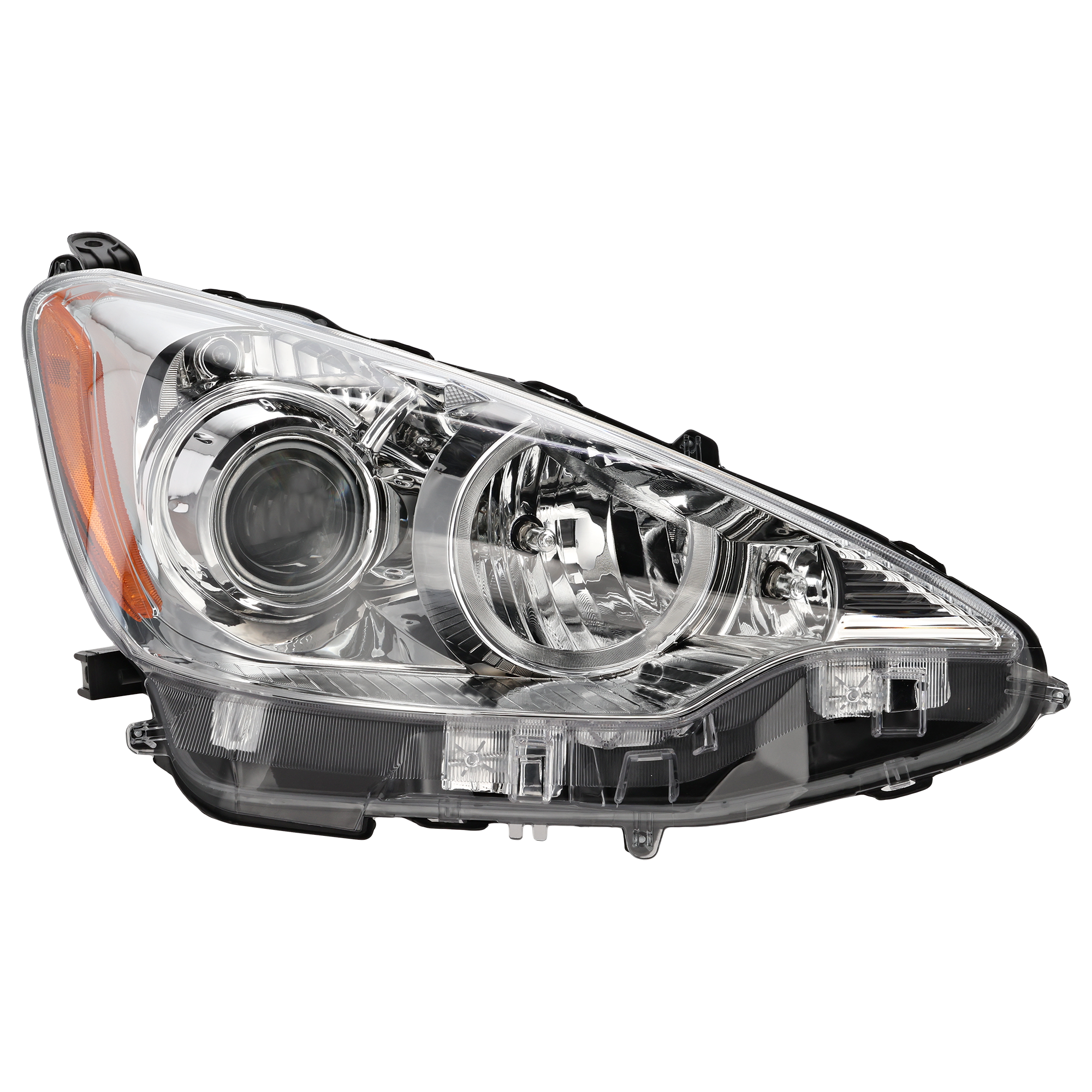 AM PRIUS C 12-14 HEAD LAMP RH Assembly Halogen SKU REPT100327 Partslink TO2503214 OEM 8111052E81