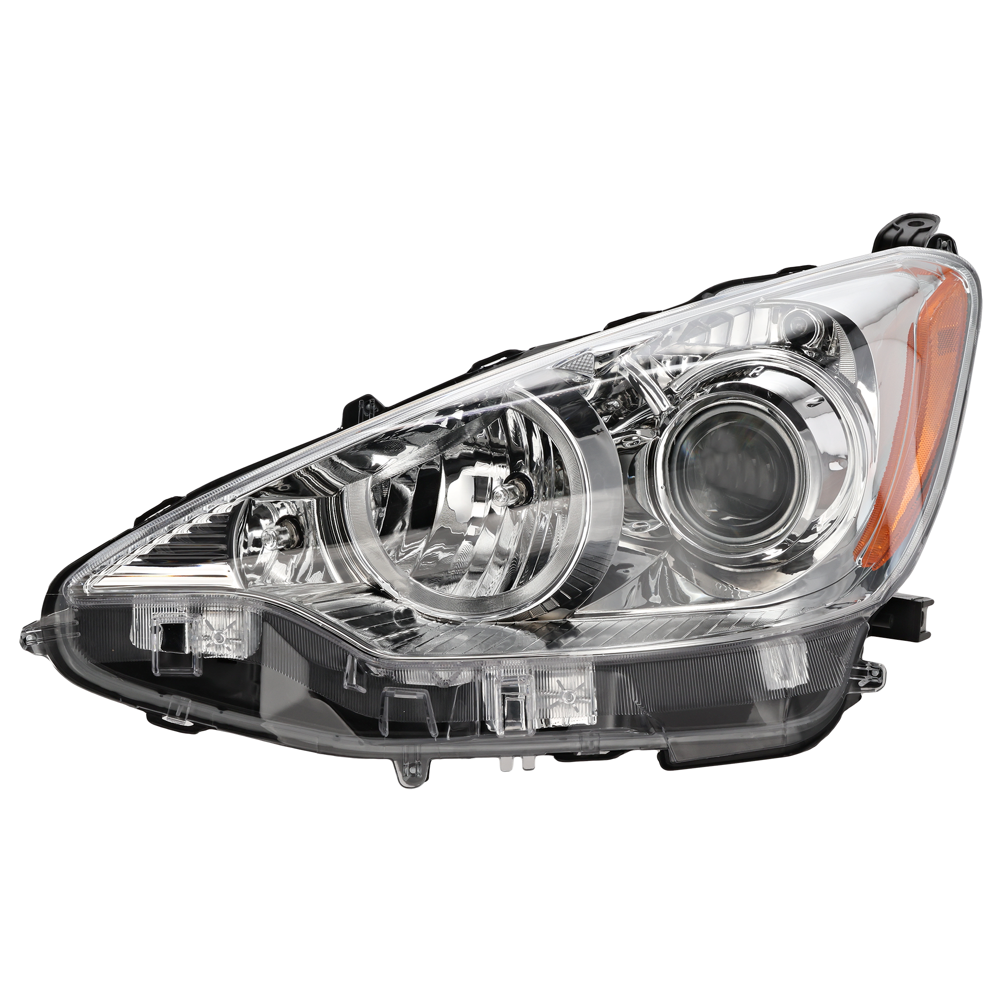 AM PRIUS C 12-14 HEAD LAMP LH Assembly Halogen CAPA SKU REPT100328Q Partslink TO2502214C OEM 8115052E81