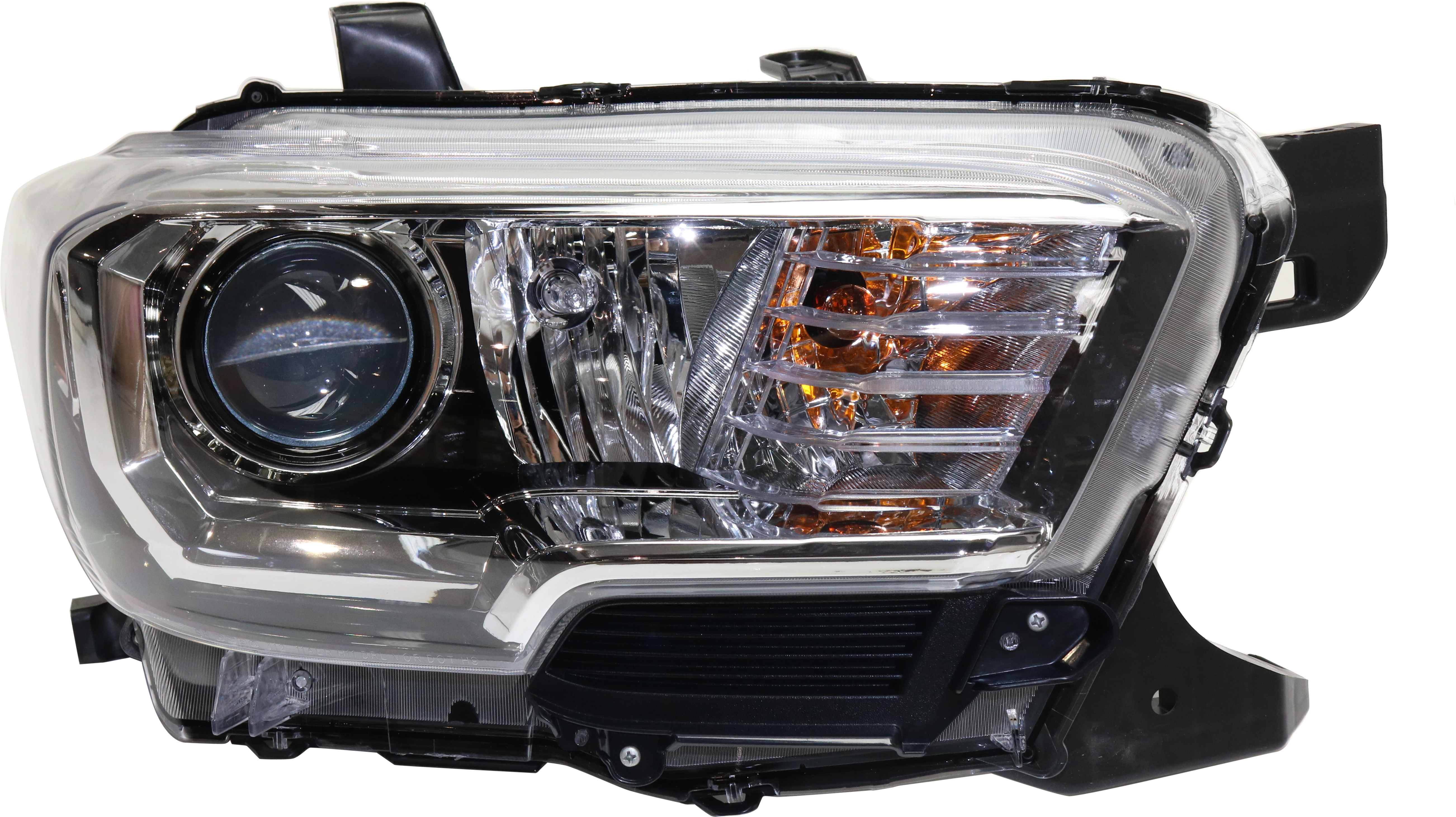 AM TACOMA 16-17 HEAD LAMP RH Assembly Halogen w o LED DRL w Fog Lights CAPA SKU REPT100331Q Partslink TO2503243C OEM 8111004260