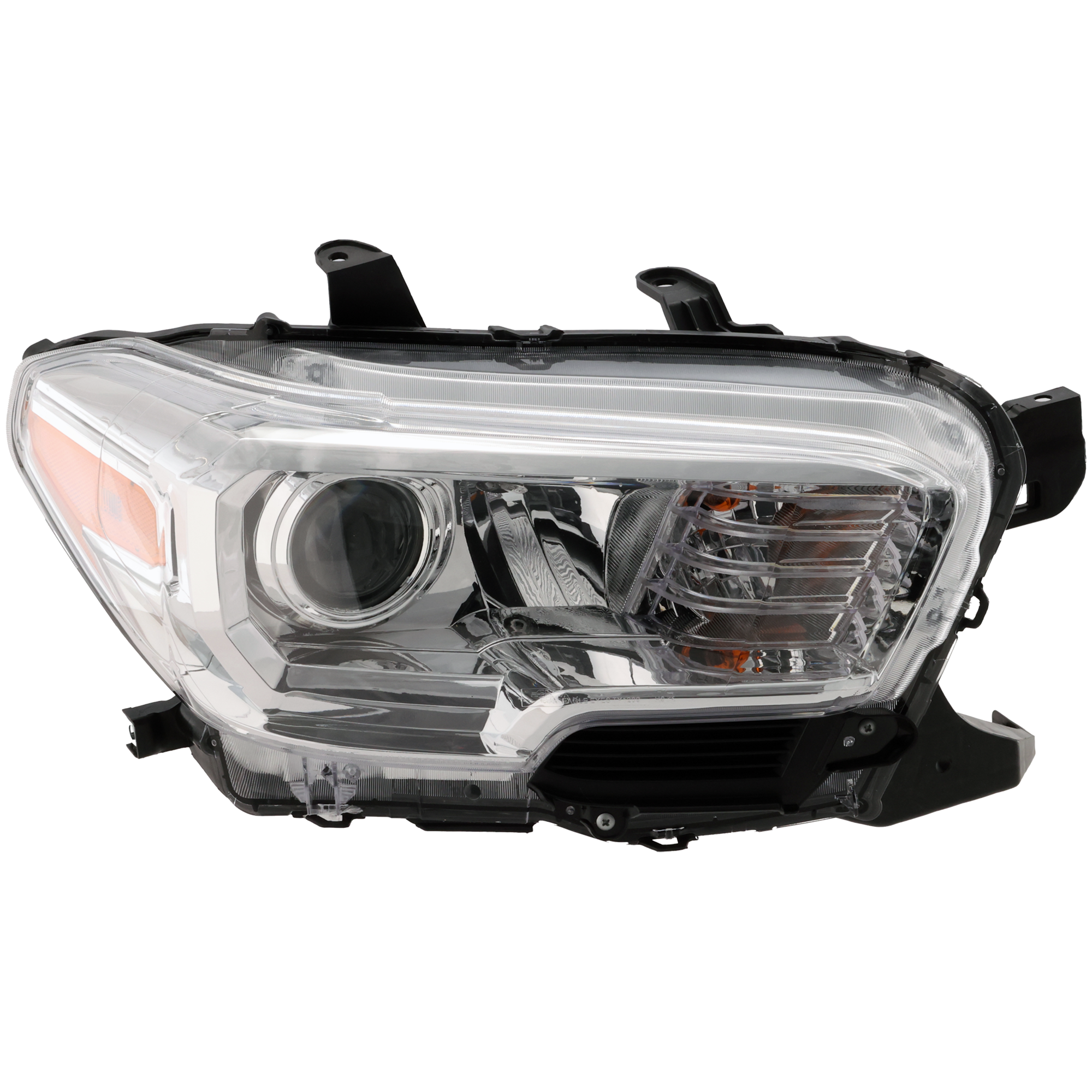 AM TACOMA 16-18 HEAD LAMP RH Assembly Halogen w o LED DRL w o Fog Lights SKU REPT100333 Partslink TO2503242 OEM 8111004250