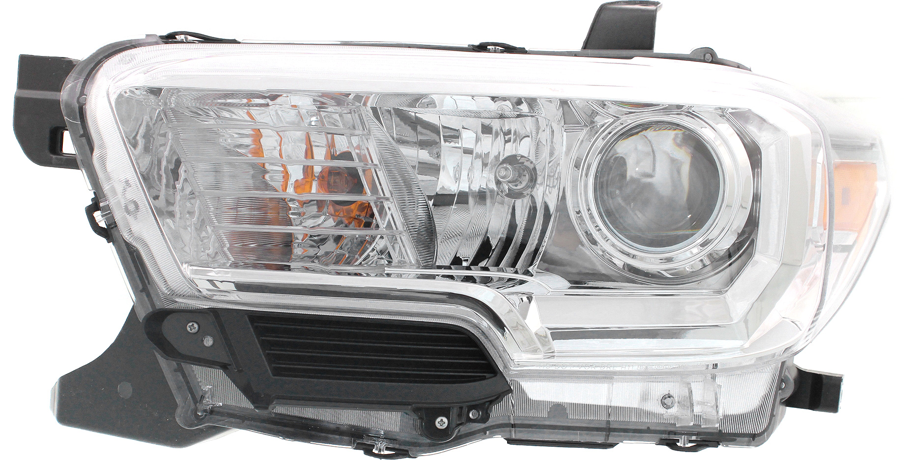 AM TACOMA 16-18 HEAD LAMP LH Assembly Halogen w o LED DRL w o Fog Lights SKU REPT100334 Partslink TO2502242 OEM 8115004250
