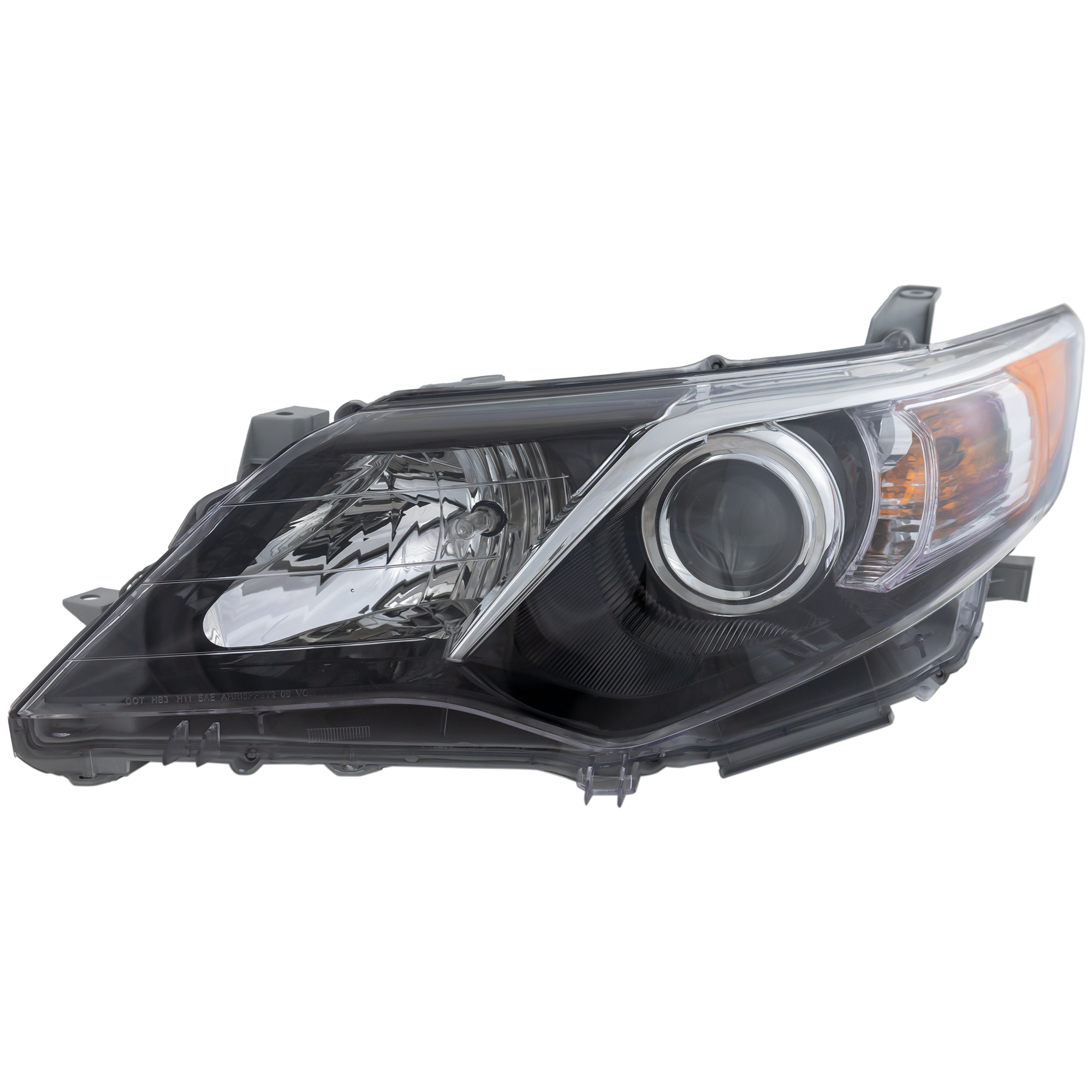 AM CAMRY 12-14 HEAD LAMP LH Assembly Halogen SE Sport Models Exc. Hybrid Model SKU REPT100356 Partslink TO2502212 OEM 8115006800
