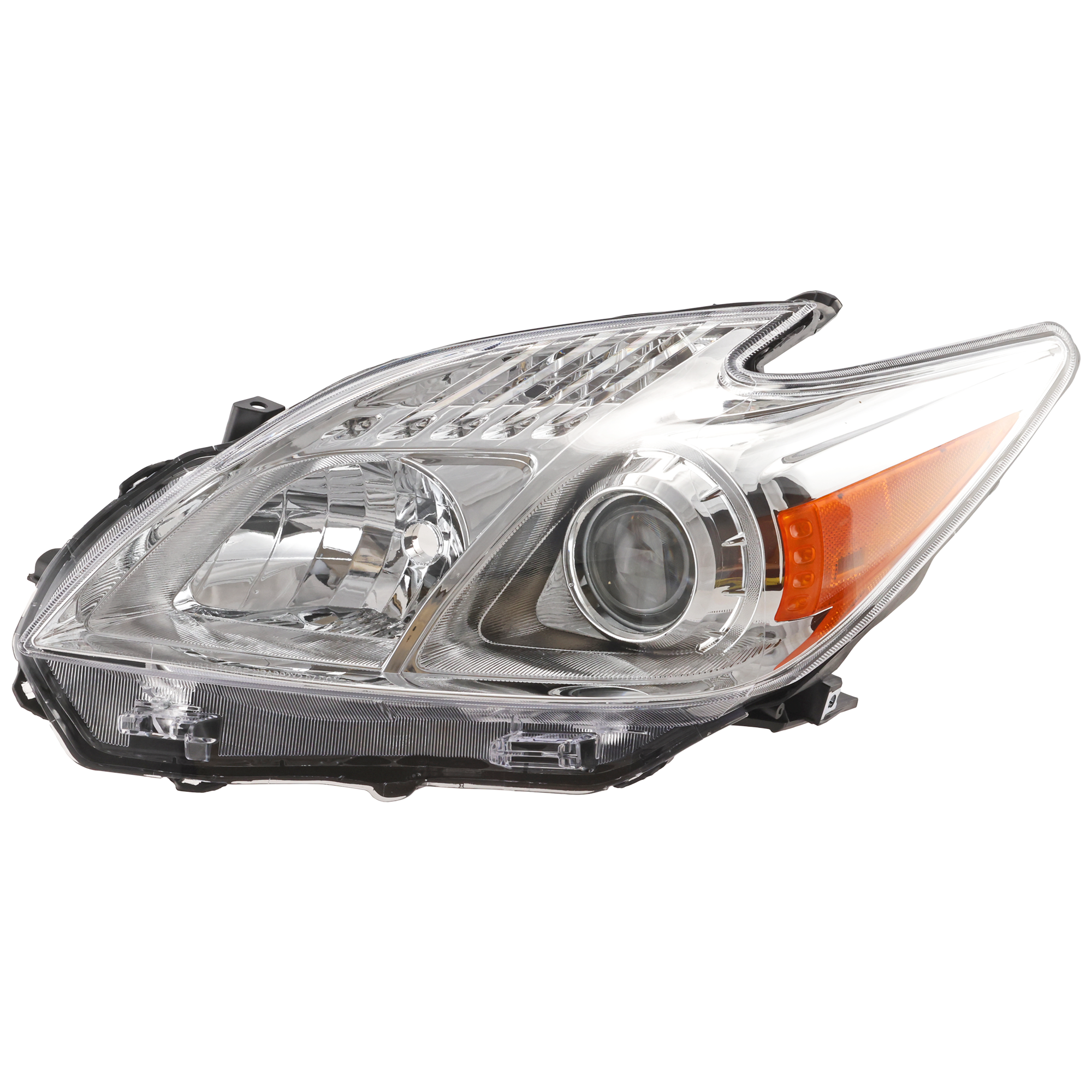AM PRIUS 12-15 HEAD LAMP LH Lens and Housing Halogen SKU REPT100358 N Partslink TO2518134 OEM 8117047520