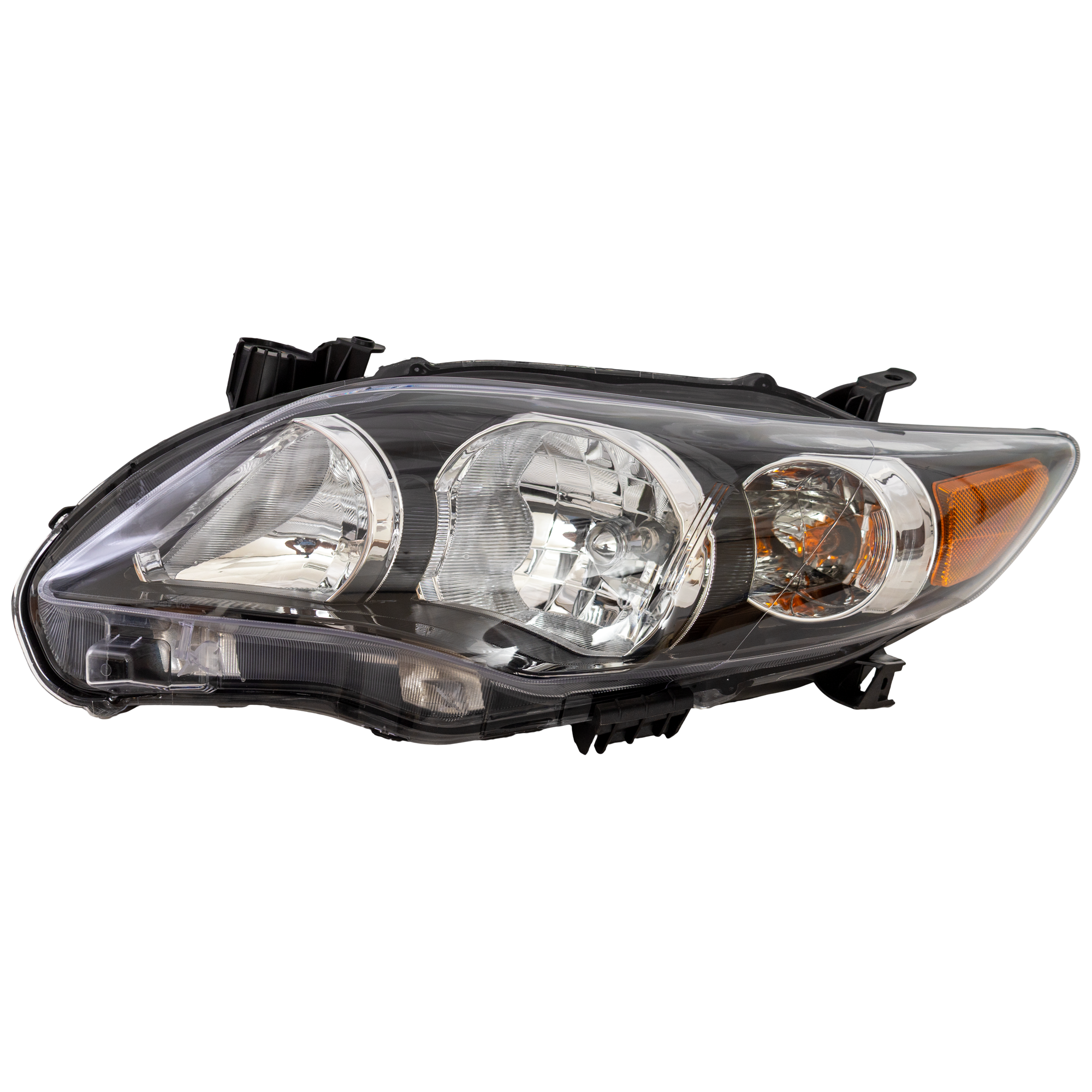AM COROLLA 11-13 HEAD LAMP LH Assembly Halogen S XRS Models North America Built Vehicle CAPA SKU REPT100362Q Partslink TO2502204C OEM 8115002B60