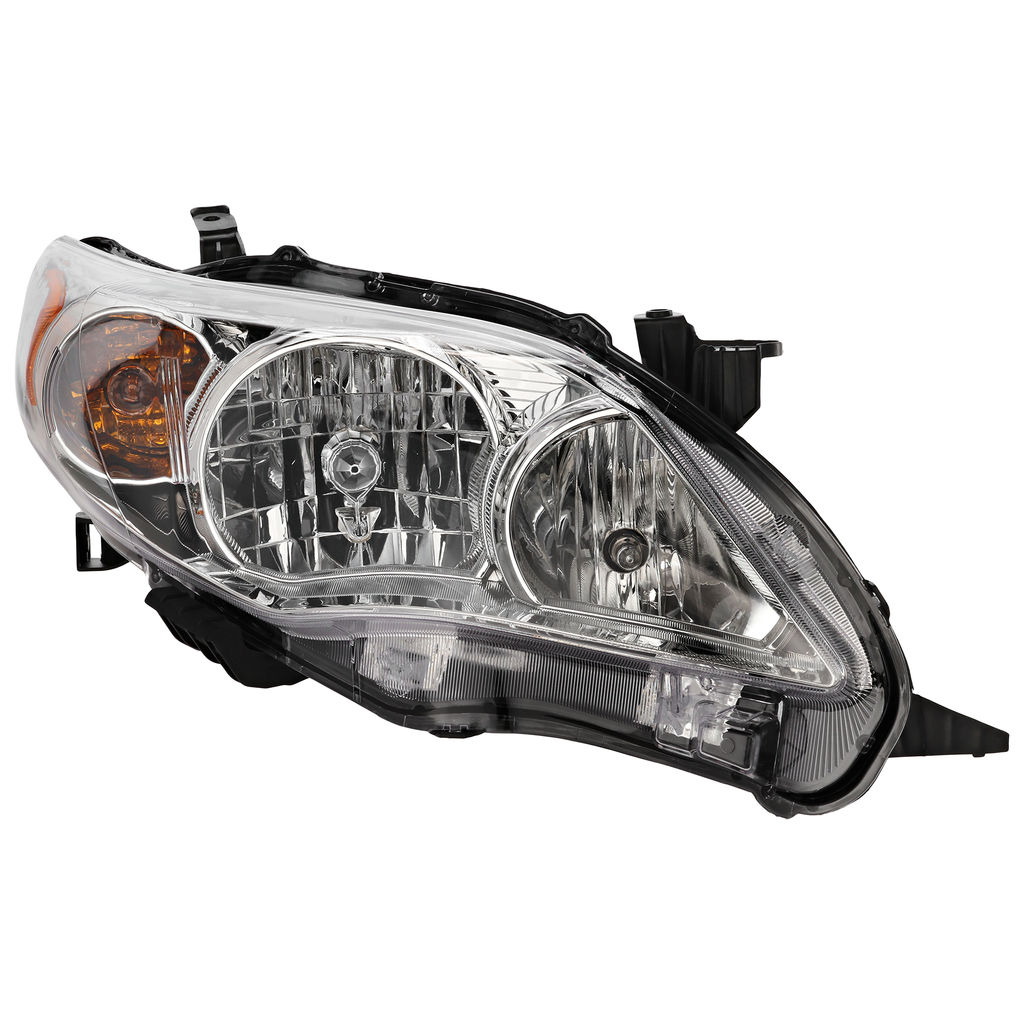 AM COROLLA 11-13 HEAD LAMP RH Assembly Halogen Base CE L LE Models North America Built Vehicle CAPA SKU REPT100363Q Partslink TO2503203C OEM 8111002B50