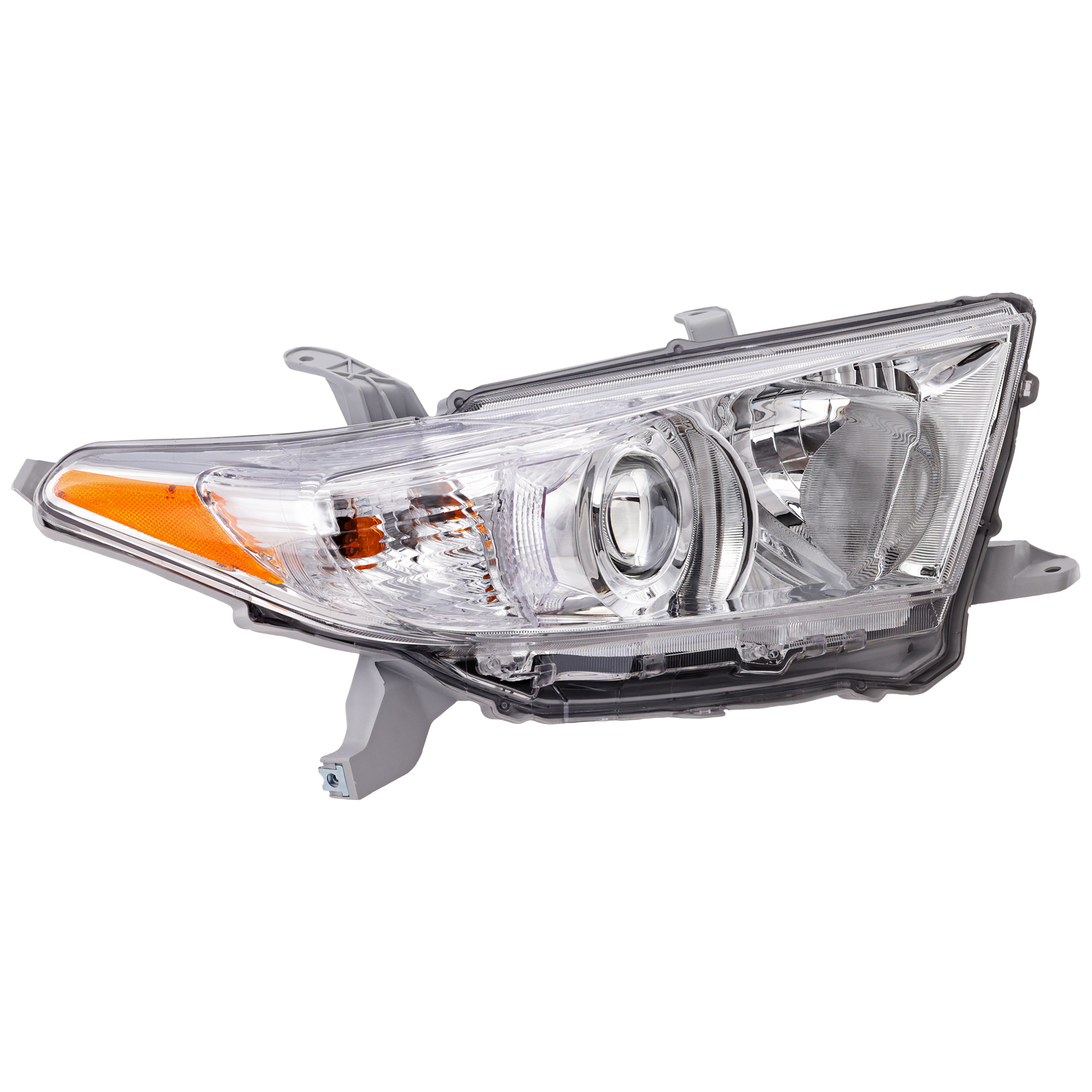 AM HIGHLANDER 11-13 HEAD LAMP RH Assembly Halogen Exc. Hybrid Models USA Built Vehicle SKU REPT100365 Partslink TO2503208 OEM 811100E110