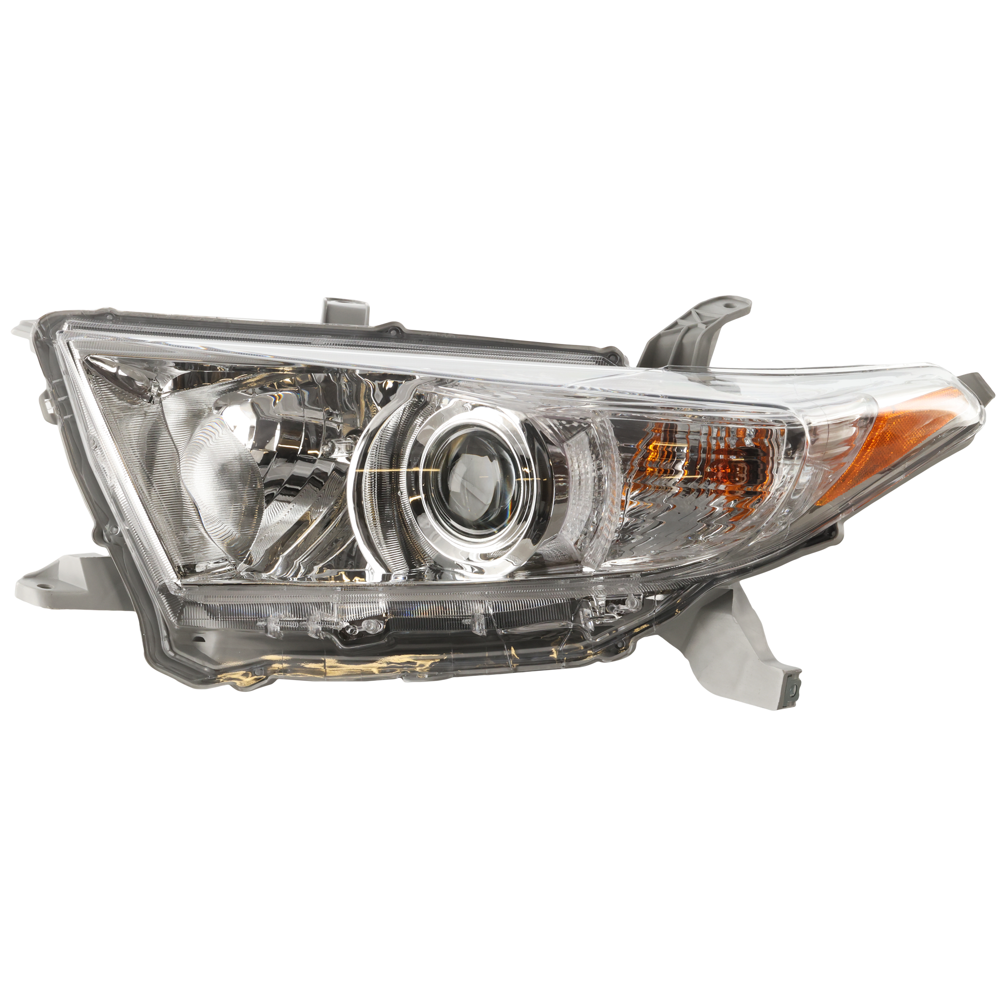 AM HIGHLANDER 11-13 HEAD LAMP LH Assembly Halogen Exc. Hybrid Models USA Built Vehicle SKU REPT100366 Partslink TO2502208 OEM 811500E130