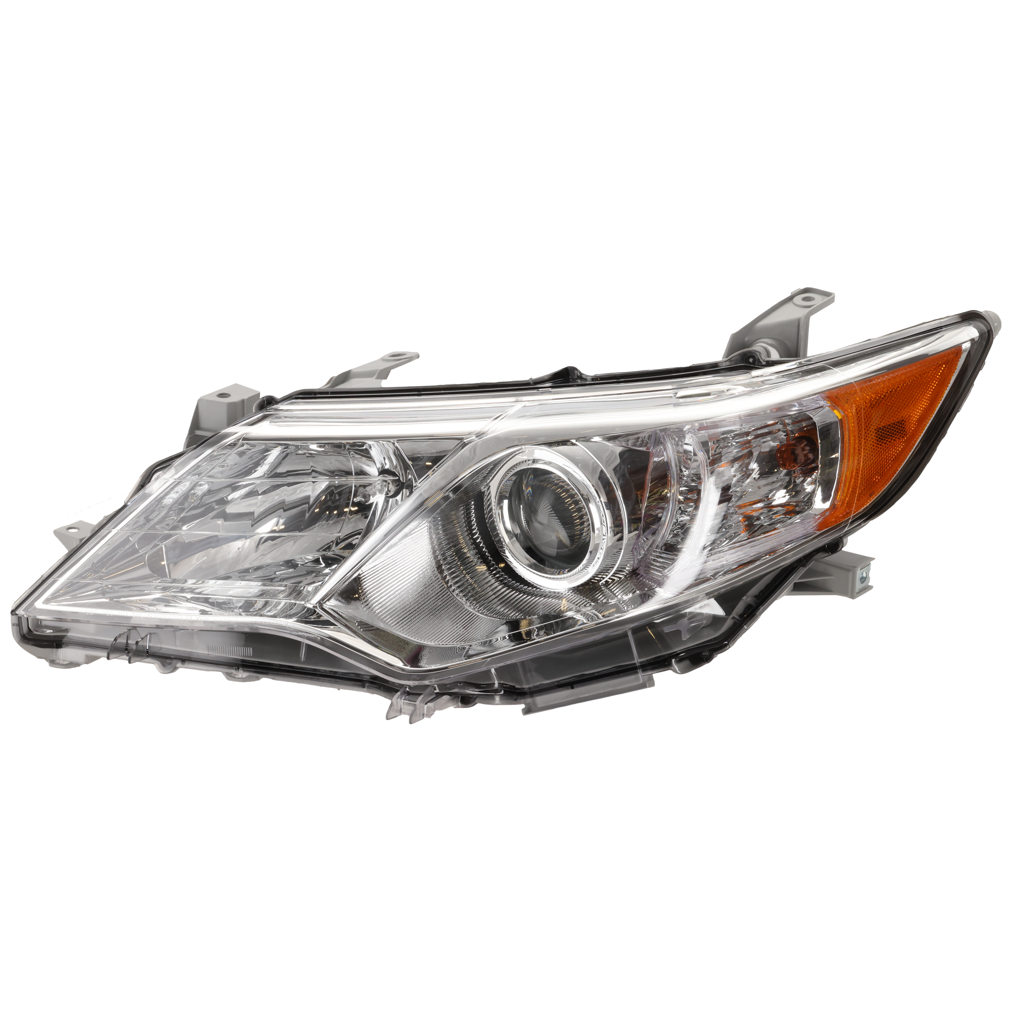 AM CAMRY 12-14 HEAD LAMP LH Assembly Halogen L LE XLE Hybrid Models CAPA SKU REPT100368Q Partslink TO2502211C OEM 8115006470